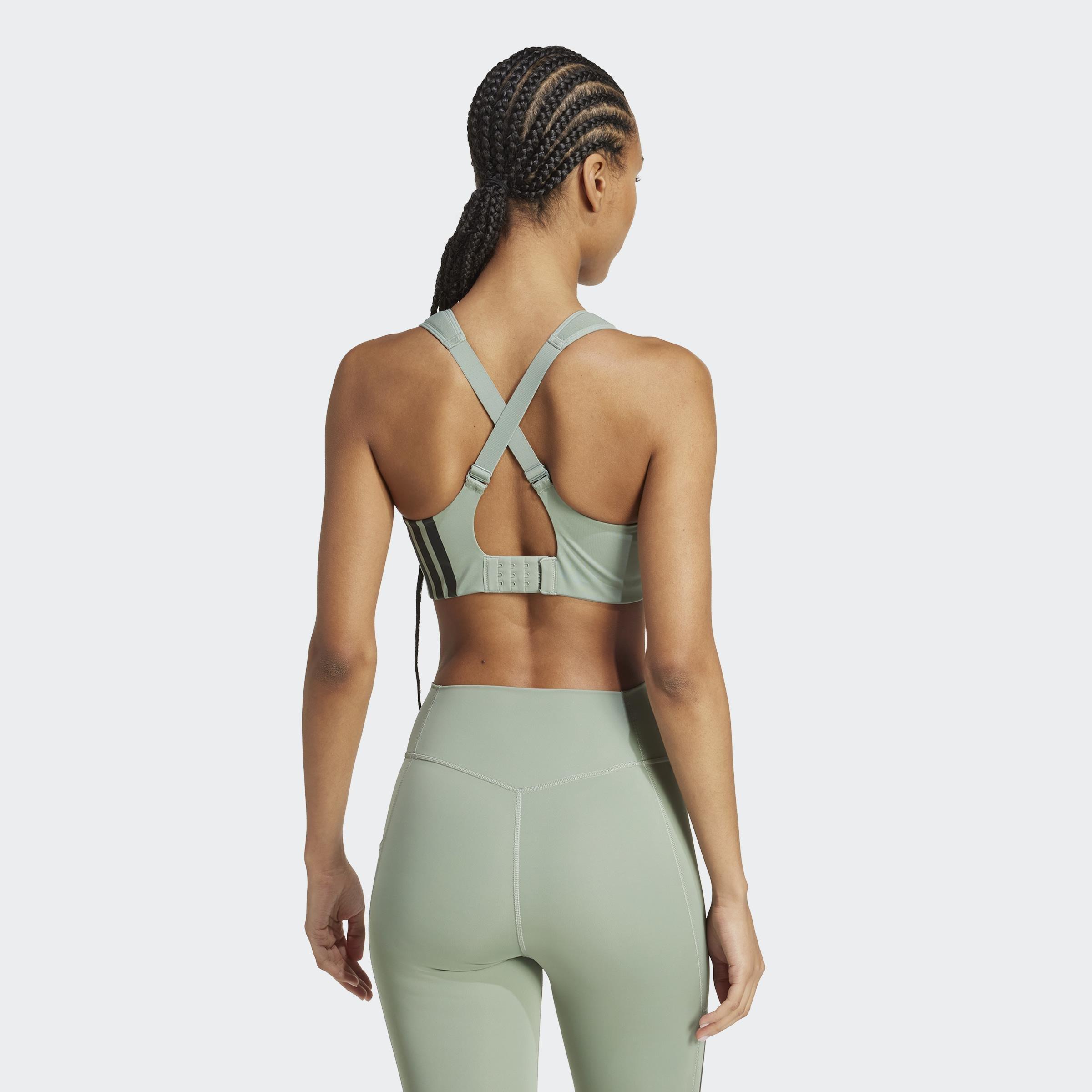 TLRD Impact Training High Support Bra, Green, A901_ONE, large image number 5