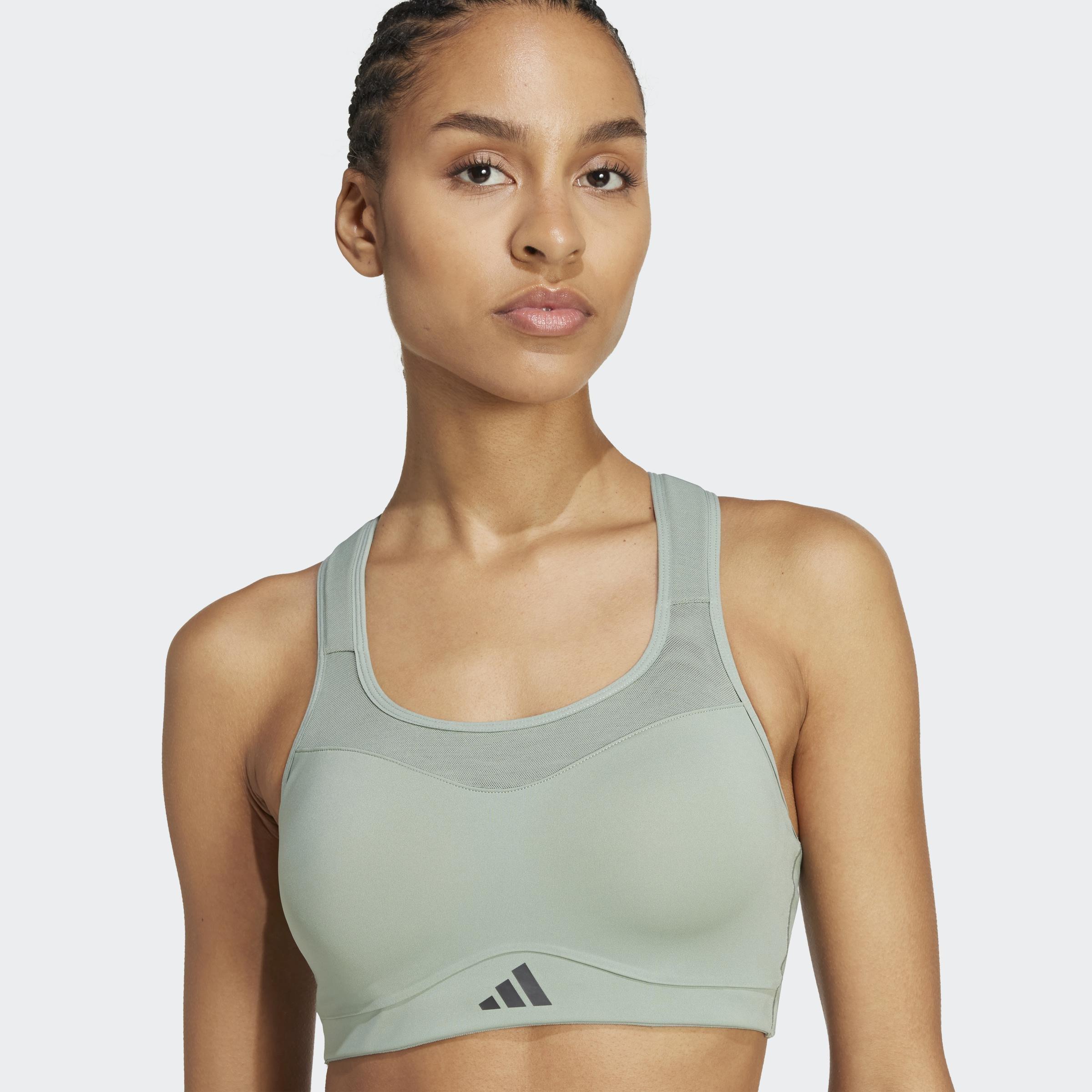 TLRD Impact Training High Support Bra, Green, A901_ONE, large image number 10
