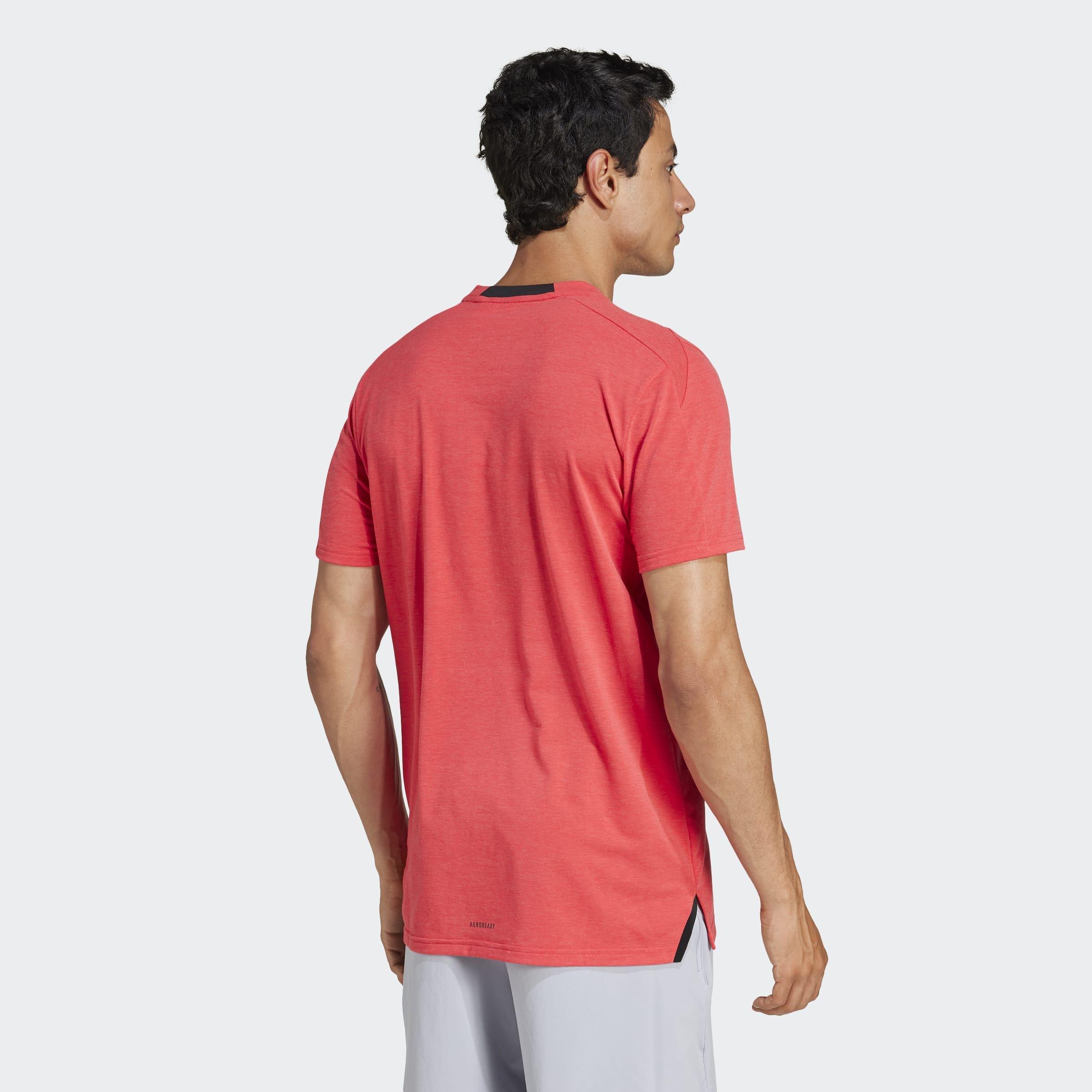 Designed for Training Workout T-Shirt, Red, A901_ONE, large image number 4