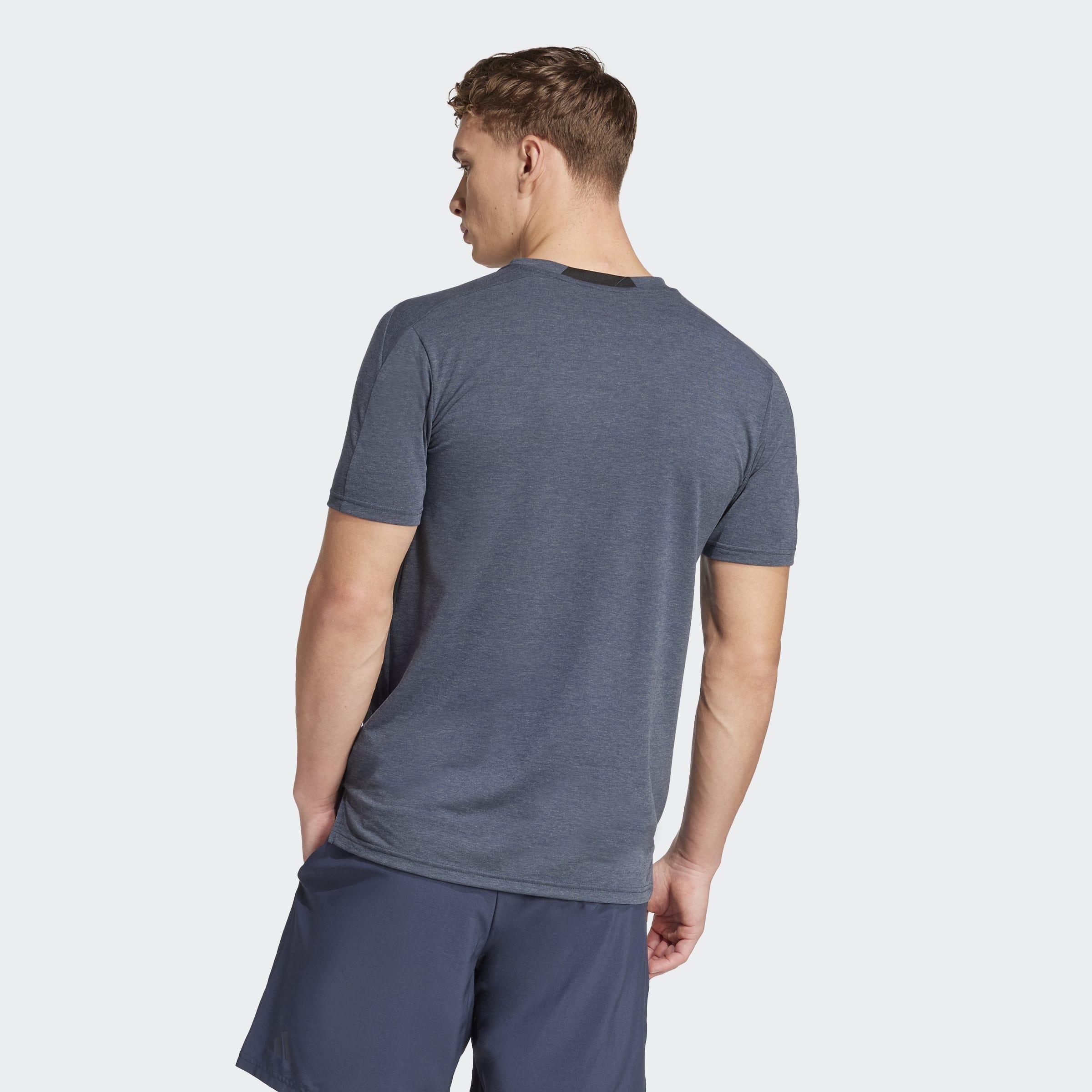 Designed 4 Training 3-Stripes Tee, Blue, A901_ONE, large image number 1