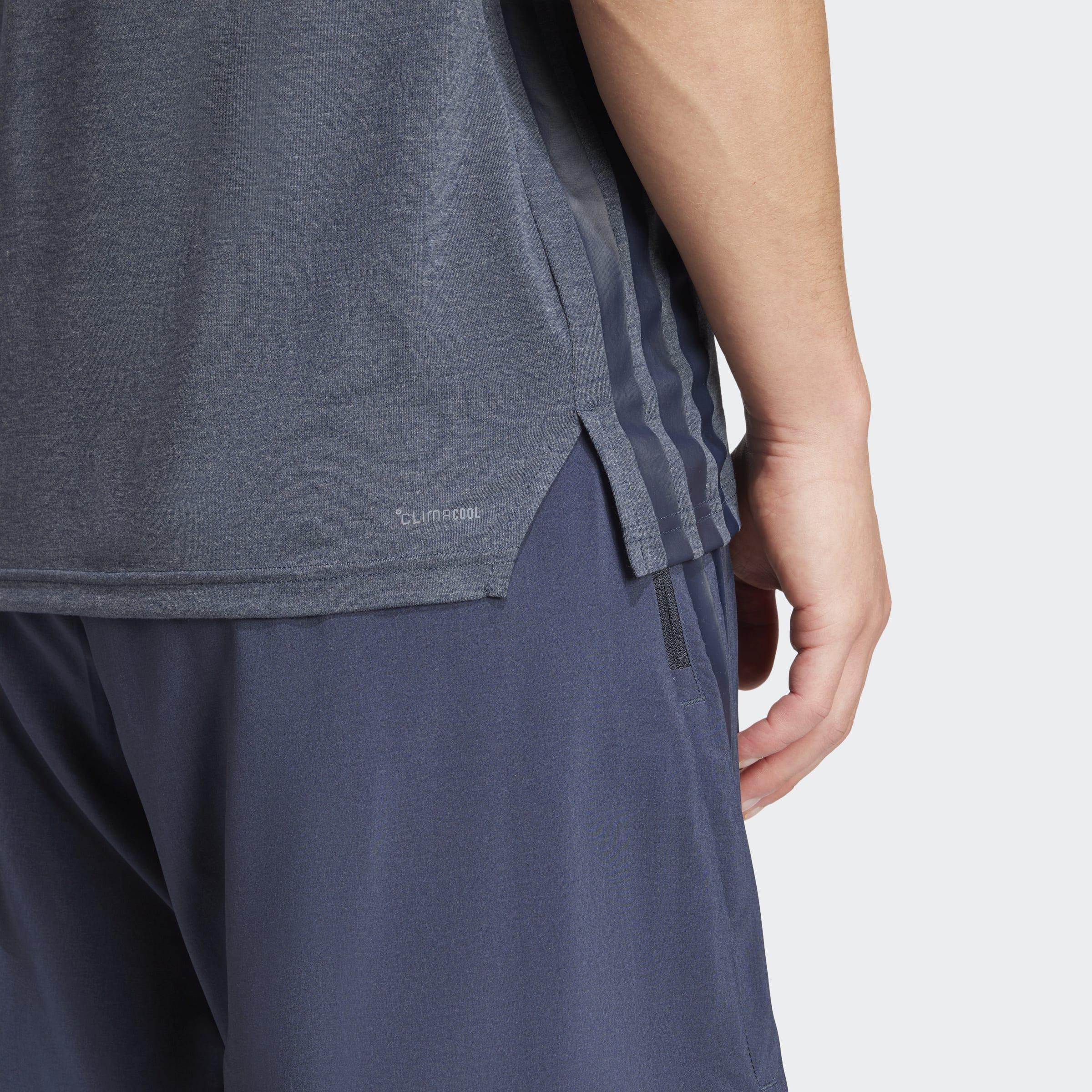 Designed 4 Training 3-Stripes Tee, Blue, A901_ONE, large image number 2