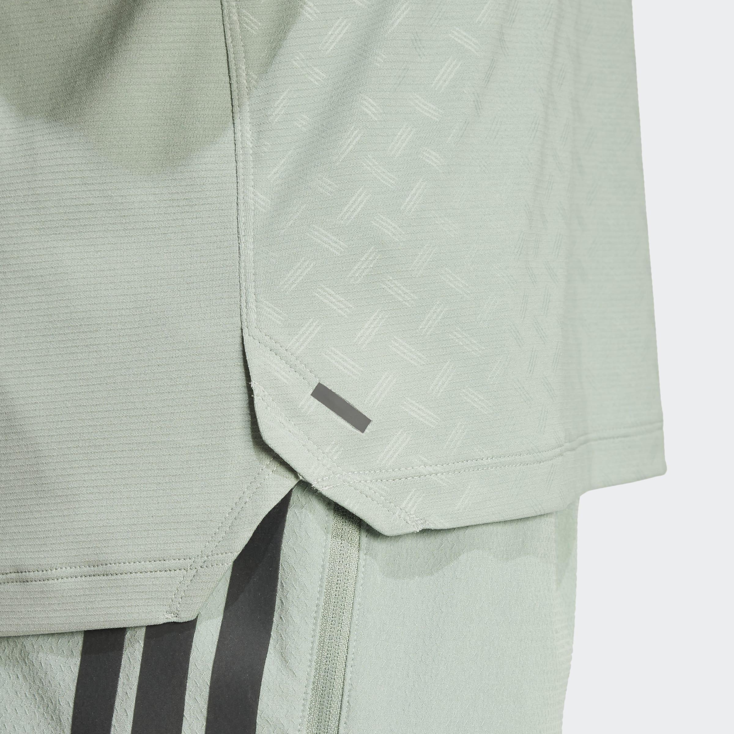 Power 3-Stripes T-Shirt, Green, A901_ONE, large image number 6