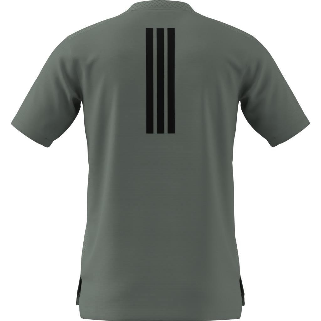 Power 3-Stripes T-Shirt, Green, A901_ONE, large image number 9