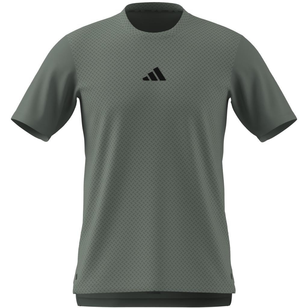 Power 3-Stripes T-Shirt, Green, A901_ONE, large image number 11