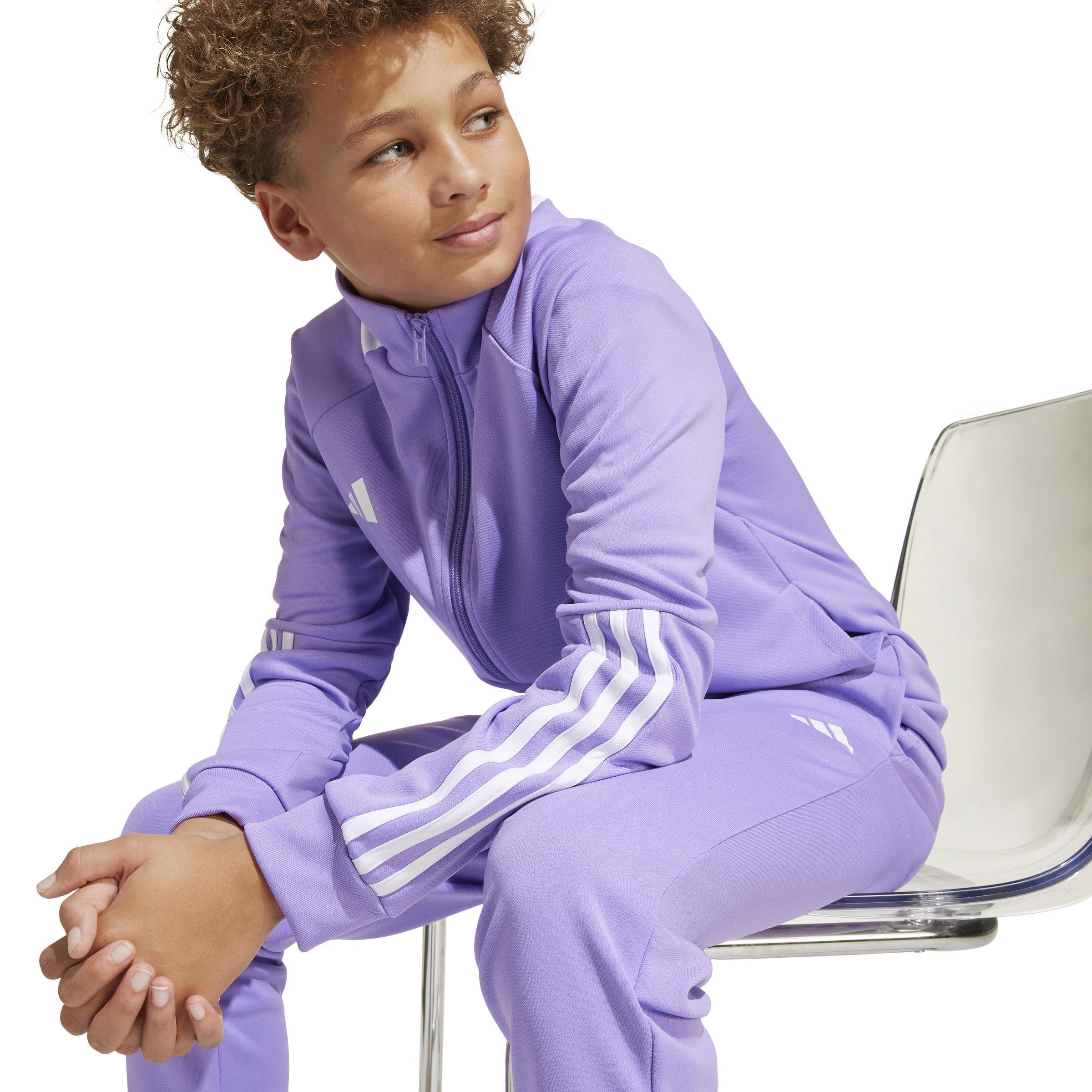 Kids Sereno Track Suit, Purple, A901_ONE, large image number 4
