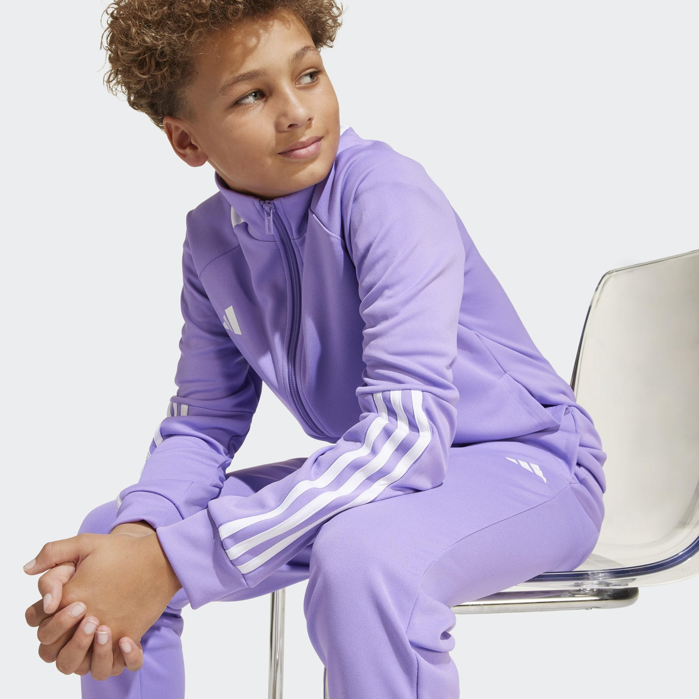 Kids Sereno Track Suit, Purple, A901_ONE, large image number 6