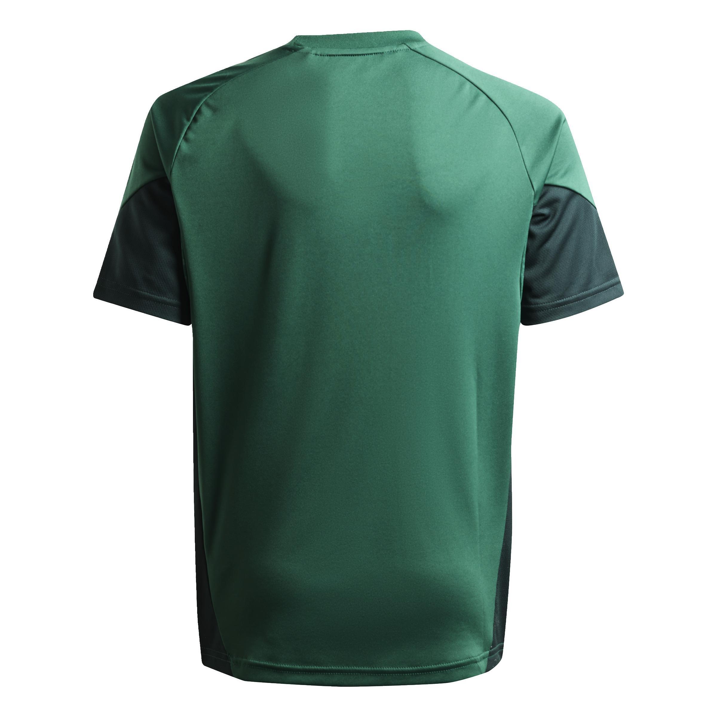 Kids Unisex Tiro 25 Competition Training Jersey, Green, A901_ONE, large image number 2