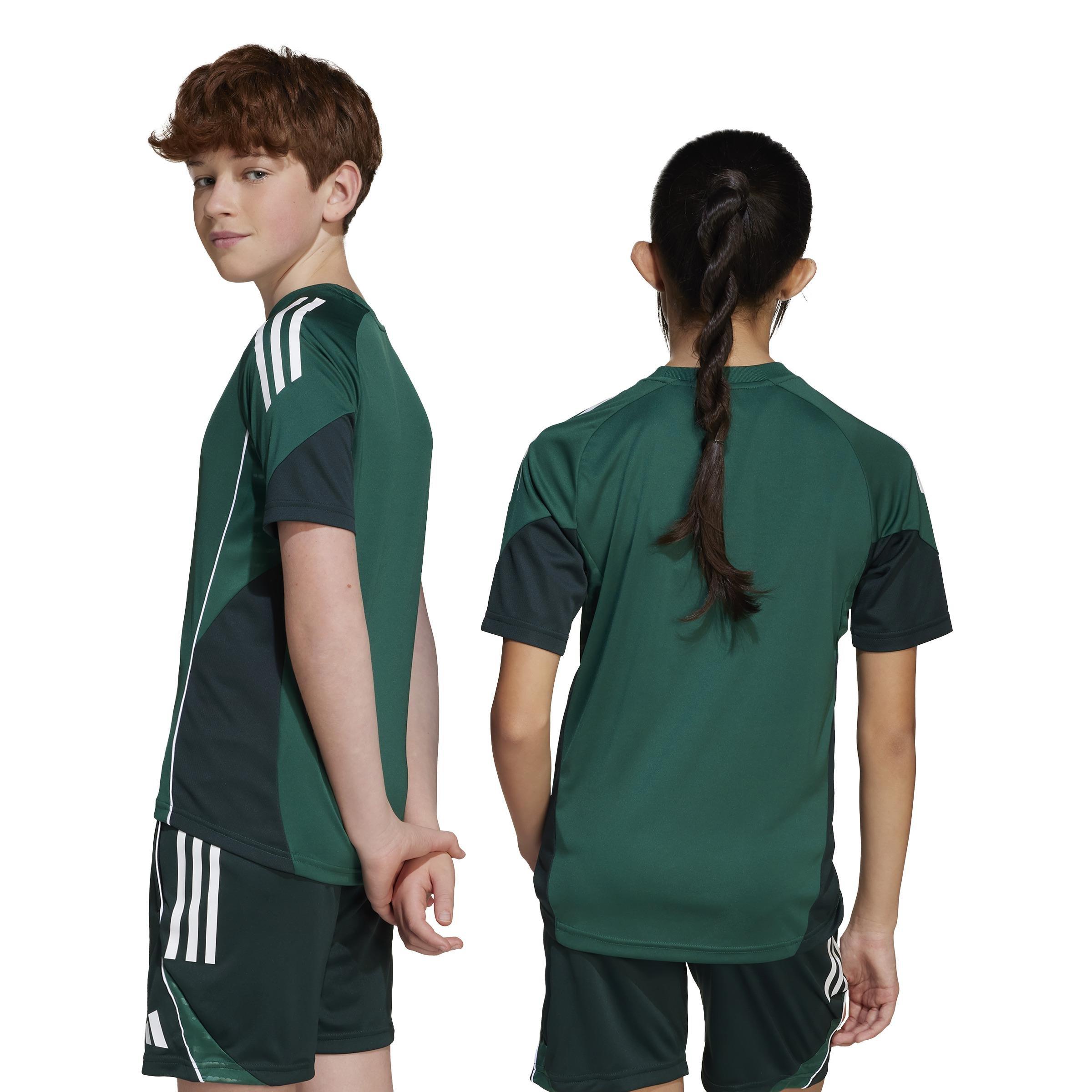 Kids Unisex Tiro 25 Competition Training Jersey, Green, A901_ONE, large image number 4