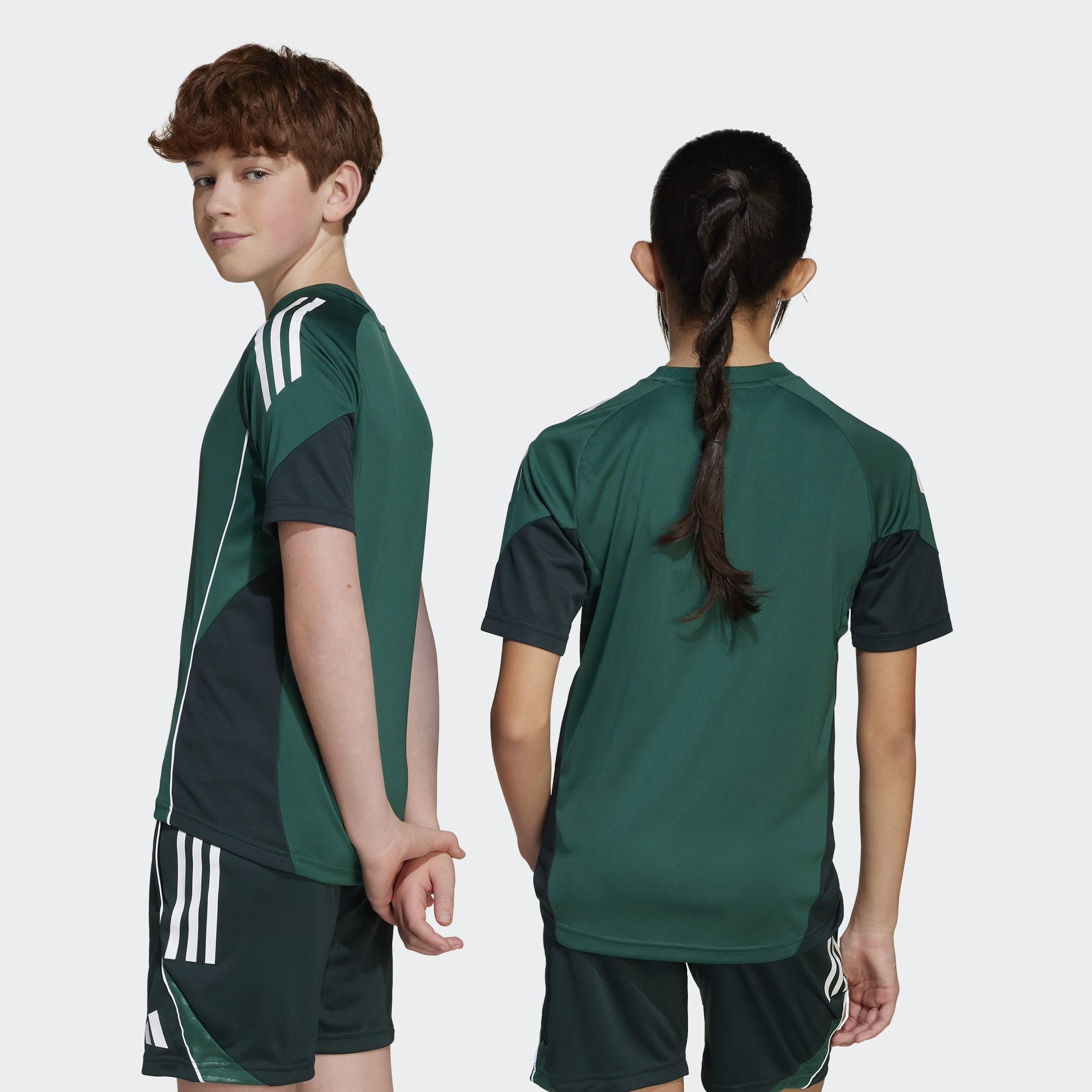 Kids Unisex Tiro 25 Competition Training Jersey, Green, A901_ONE, large image number 5