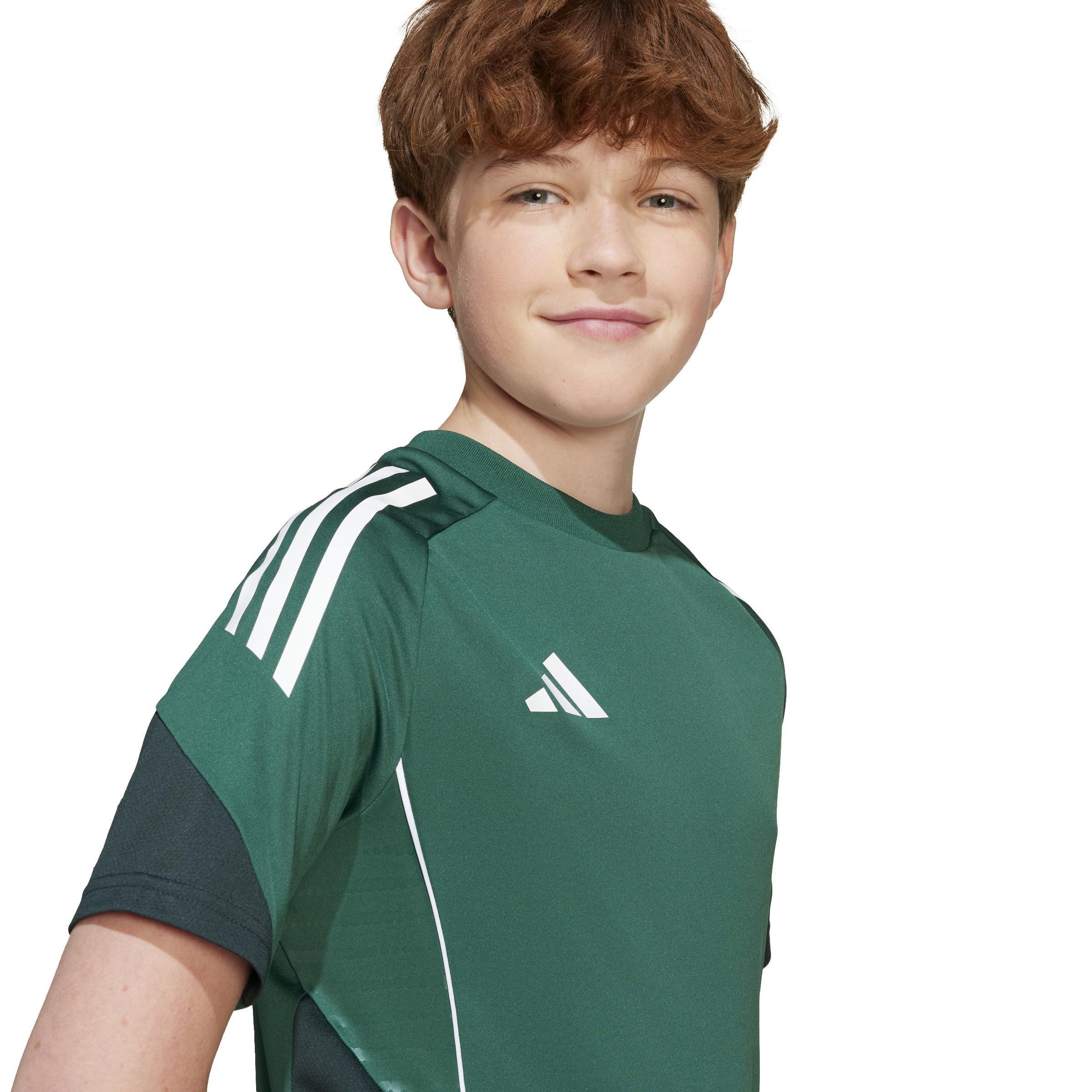 Kids Unisex Tiro 25 Competition Training Jersey, Green, A901_ONE, large image number 8
