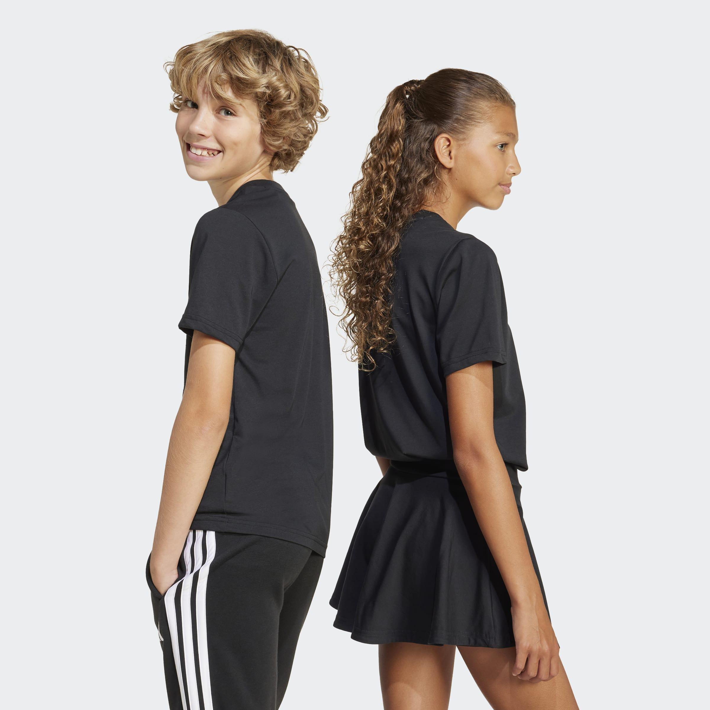 Kids Unisex Camo Training Graphic Tee, Black