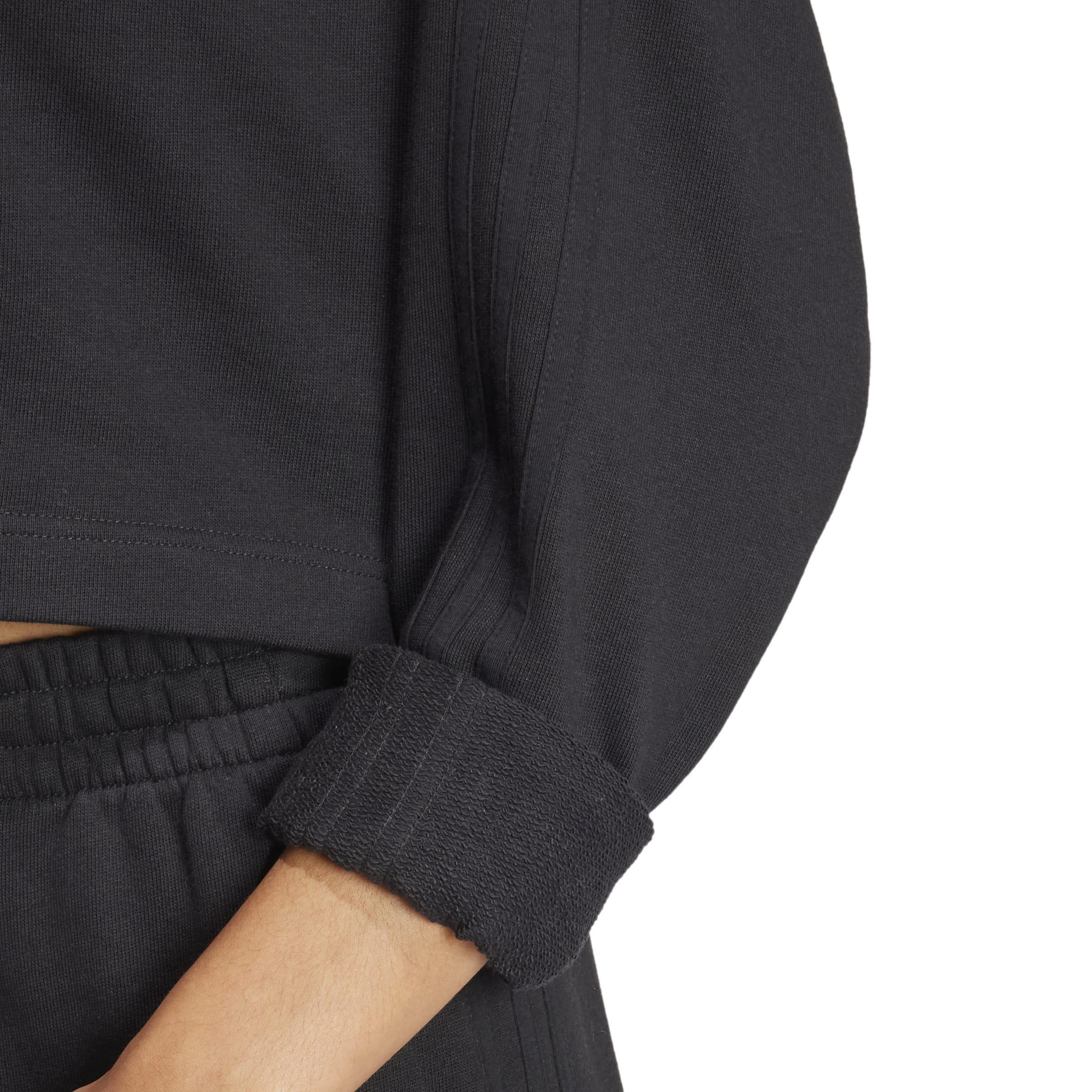 ALL SZN French Terry 3-Stripes Hoodie, Black, A901_ONE, large image number 4