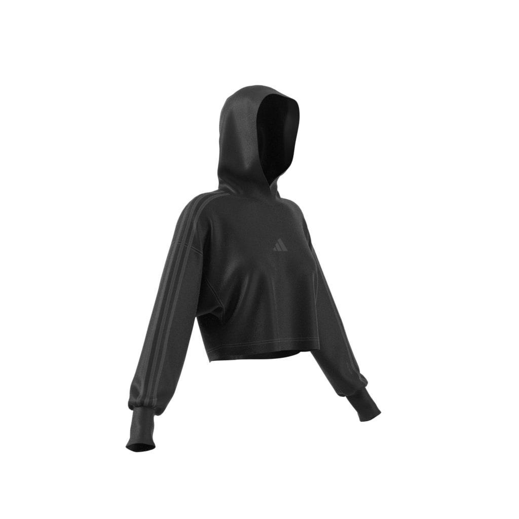 ALL SZN French Terry 3-Stripes Hoodie, Black, A901_ONE, large image number 10