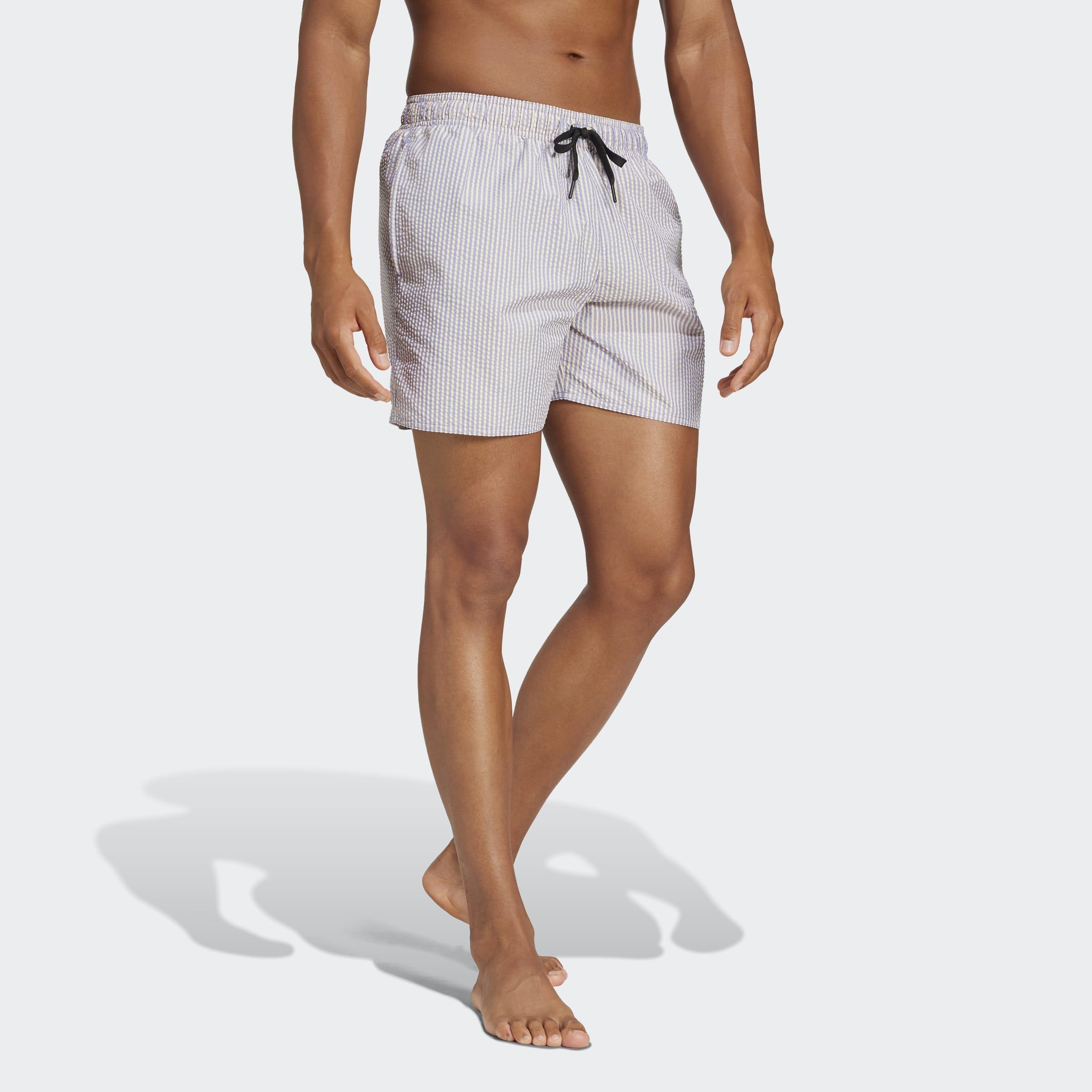 Stripey Classics Swim Shorts Short Length, Blue, A901_ONE, large image number 5