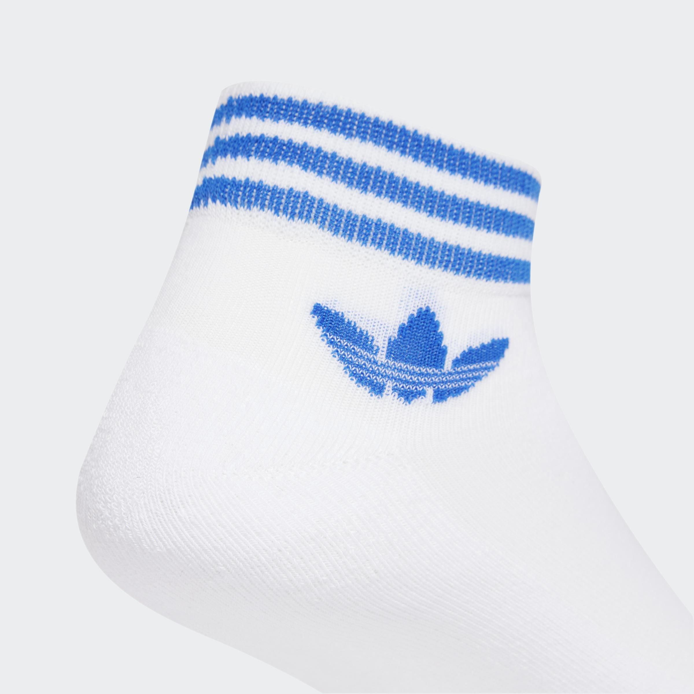 Unisex Island Club Trefoil Ankle Socks - 3 Pairs, Multicolour, A901_ONE, large image number 6