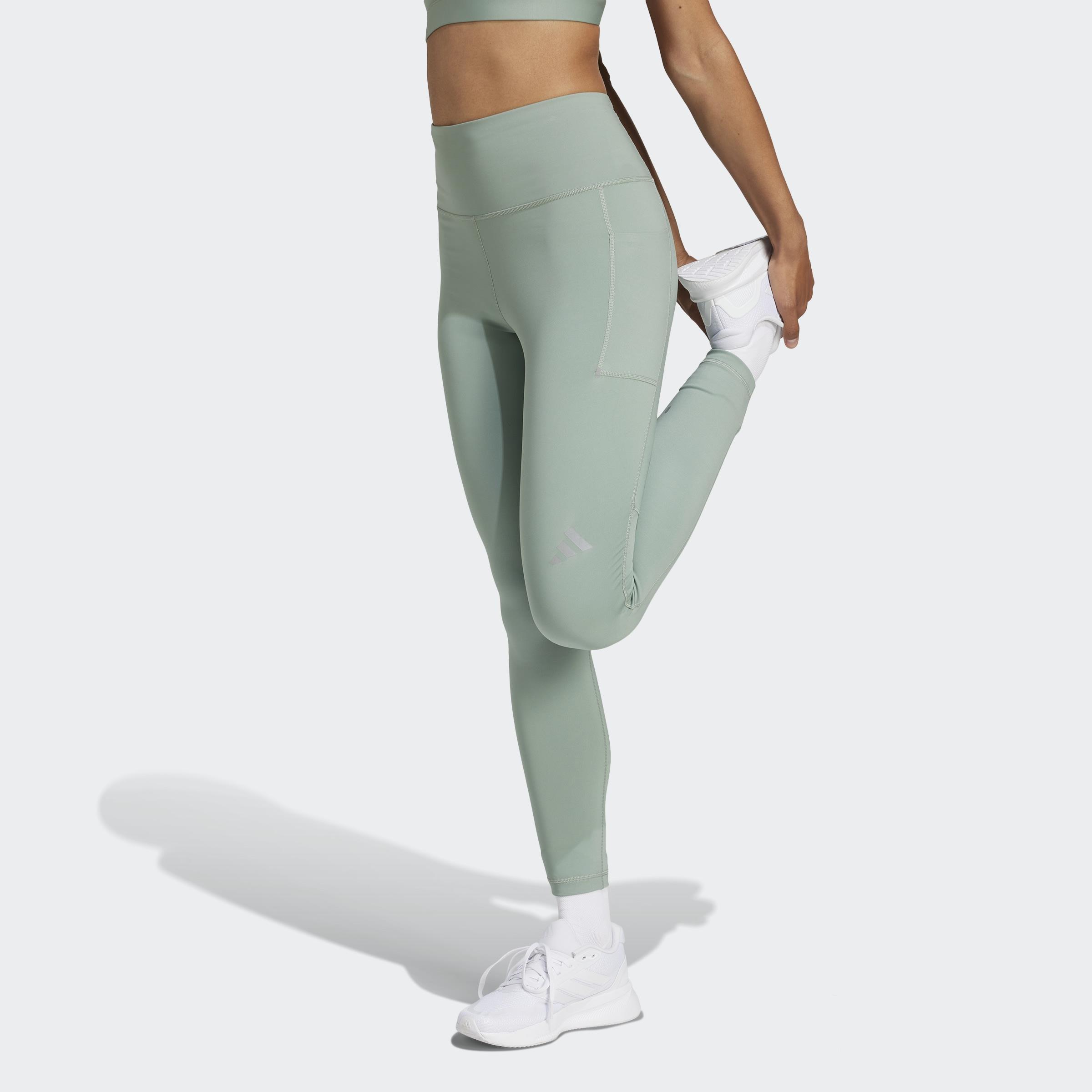 Ultimateadidas 7/8 Leggings, Green, A901_ONE, large image number 12
