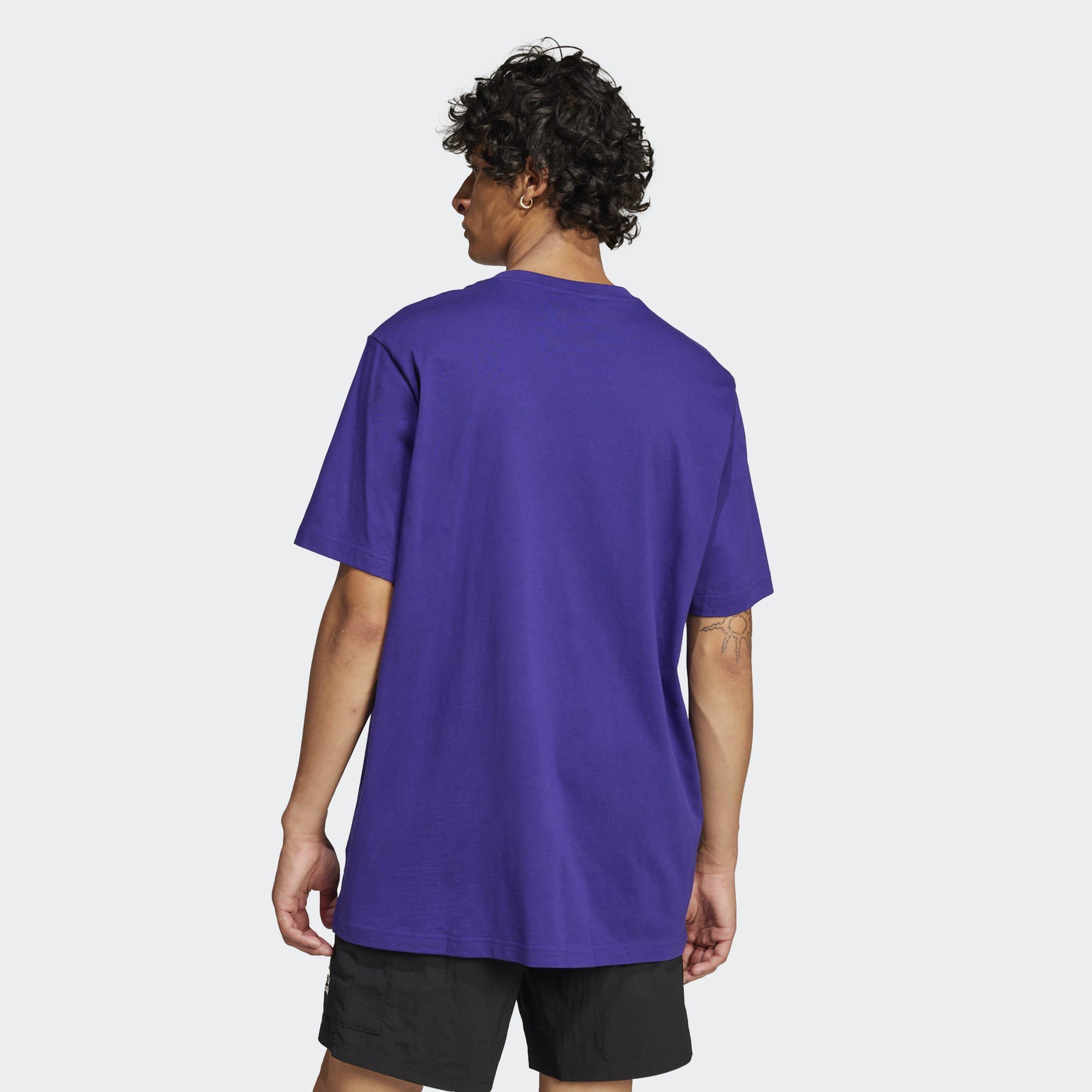 Skeleton Trefoil T-Shirt, Purple, A901_ONE, large image number 1