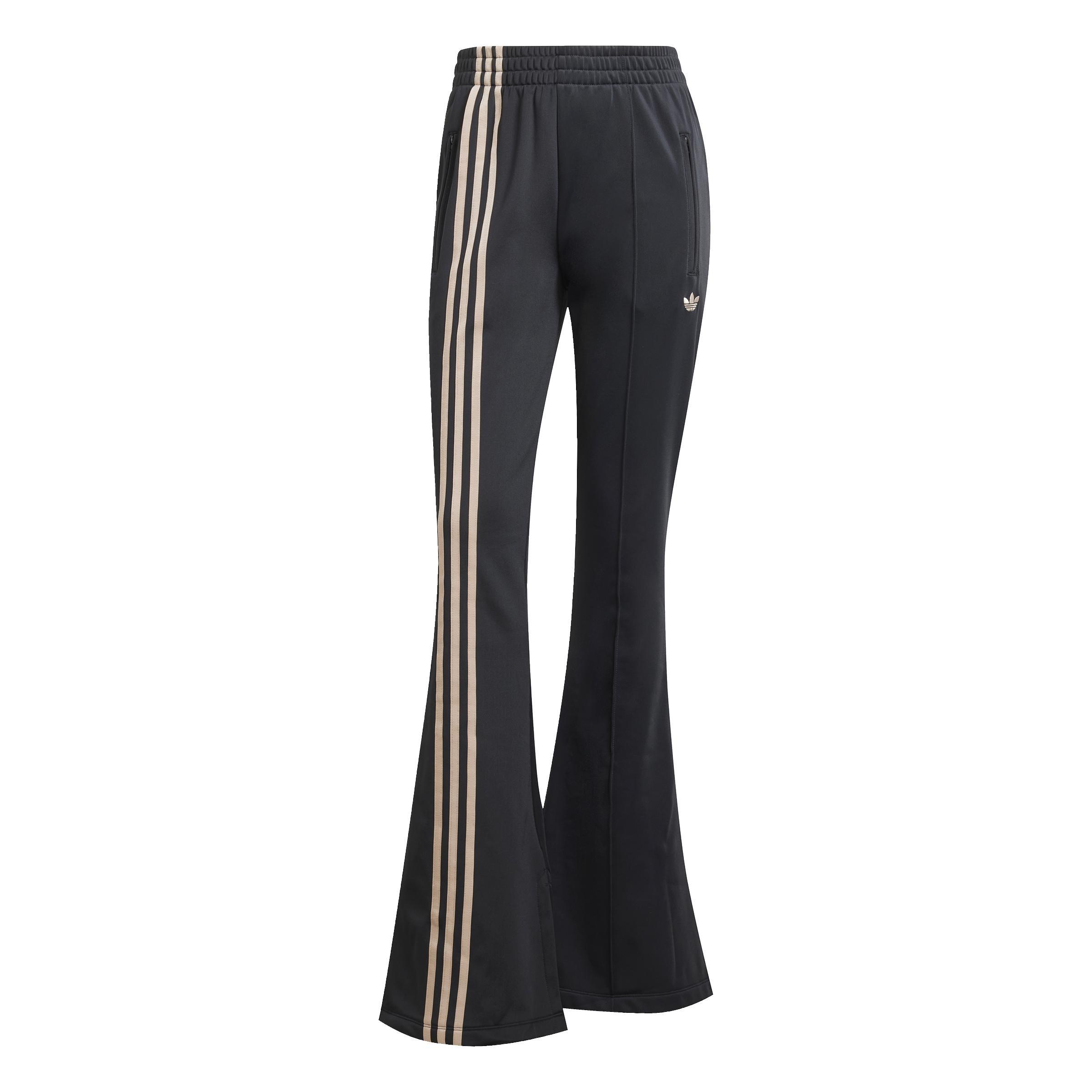 3-Stripes Flared Firebird Track Pants, Black, A901_ONE, large image number 0