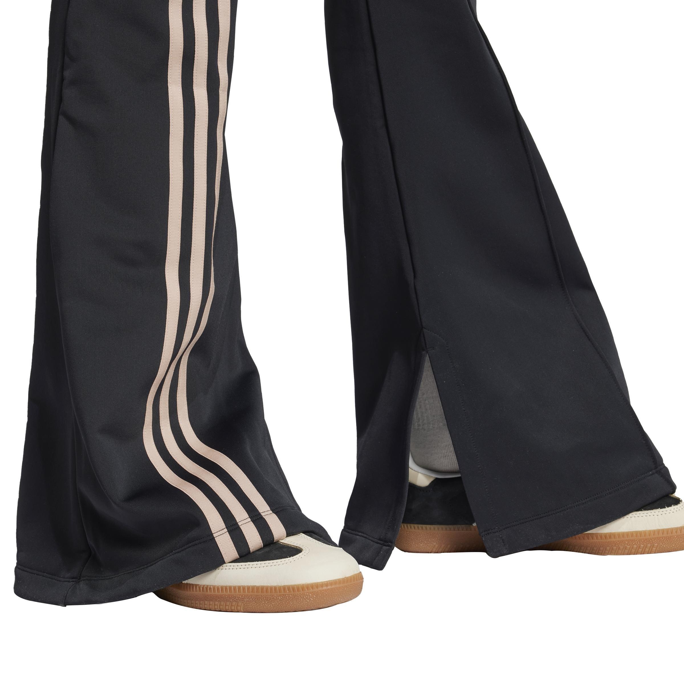 3-Stripes Flared Firebird Track Pants, Black, A901_ONE, large image number 4