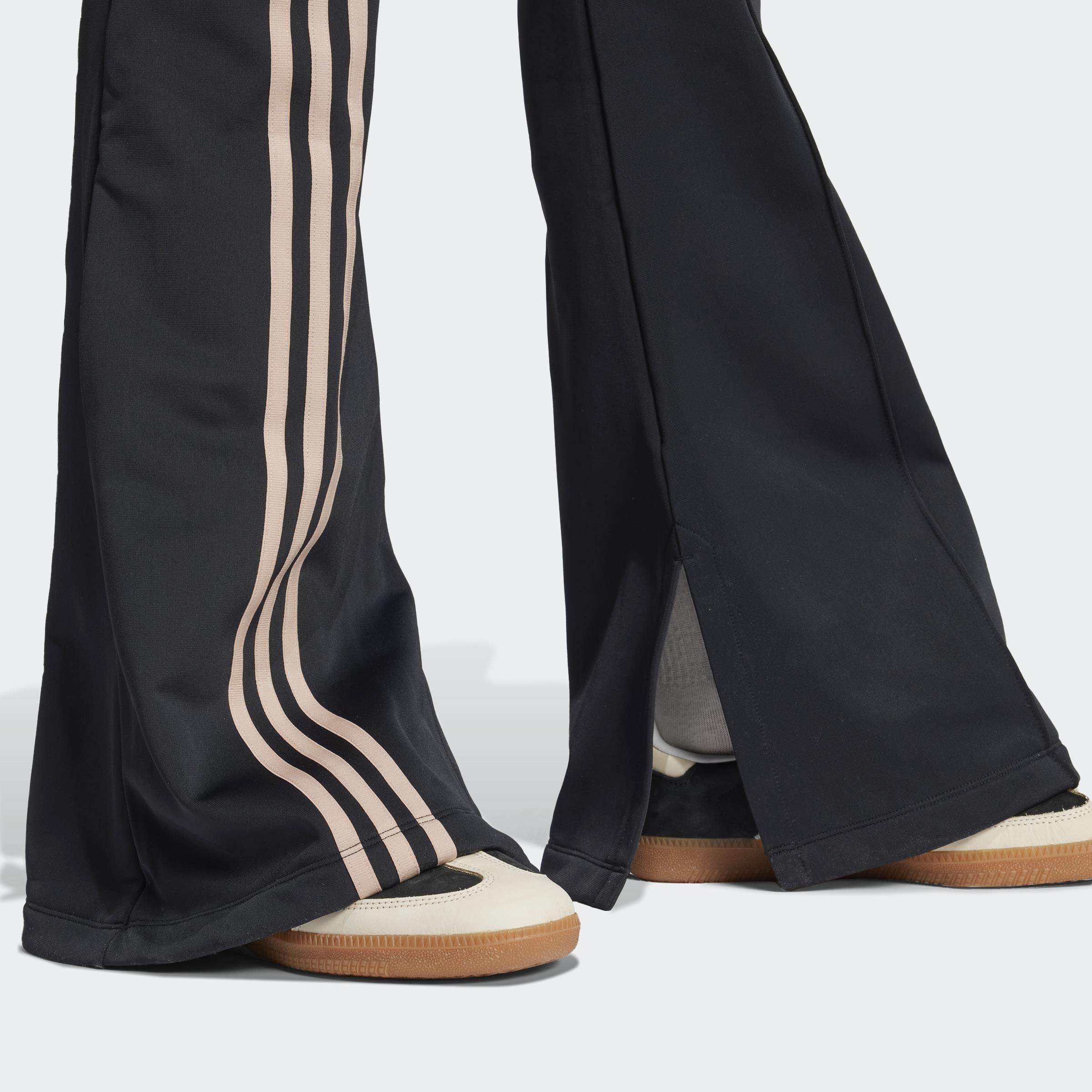 3-Stripes Flared Firebird Track Pants, Black, A901_ONE, large image number 7