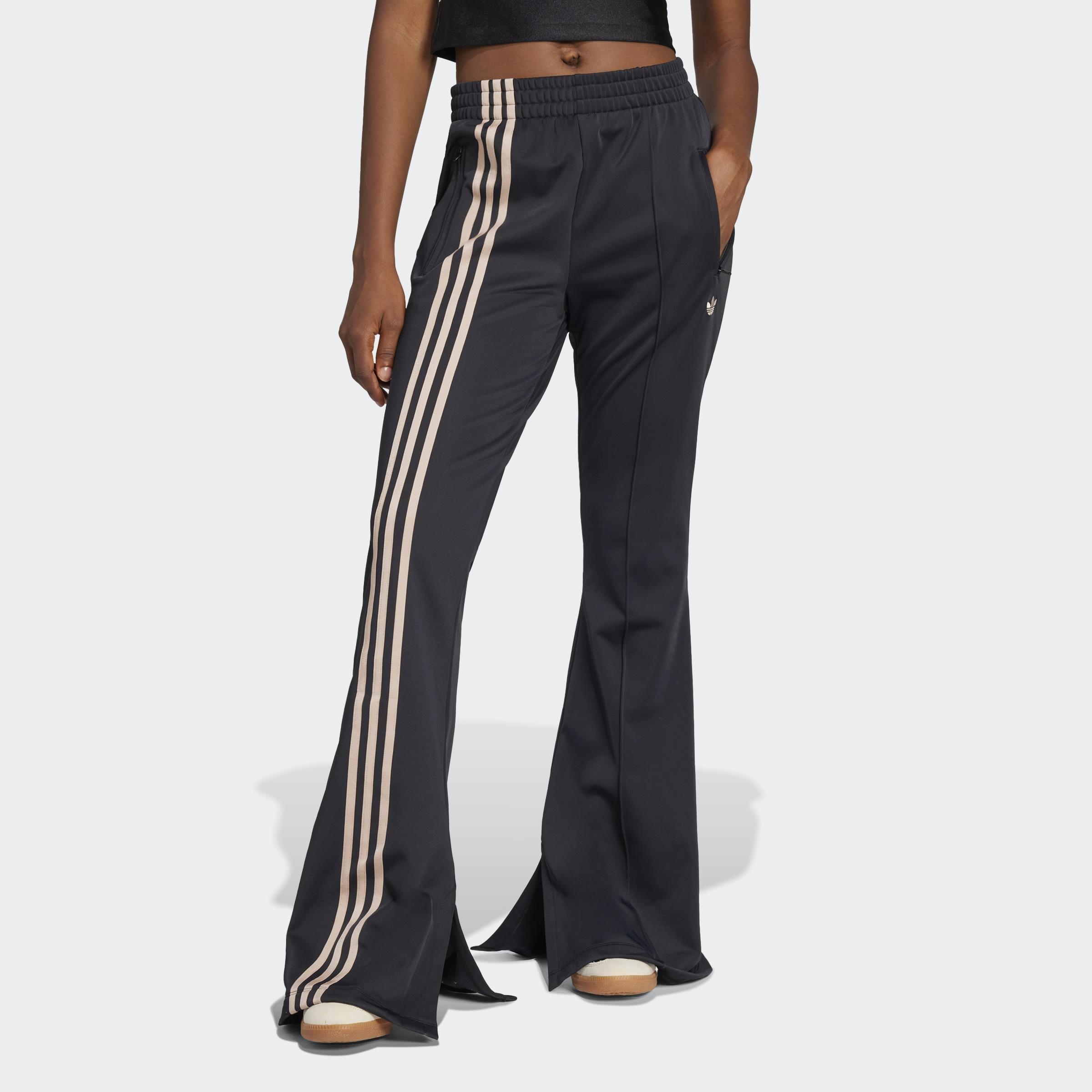 3-Stripes Flared Firebird Track Pants, Black, A901_ONE, large image number 10