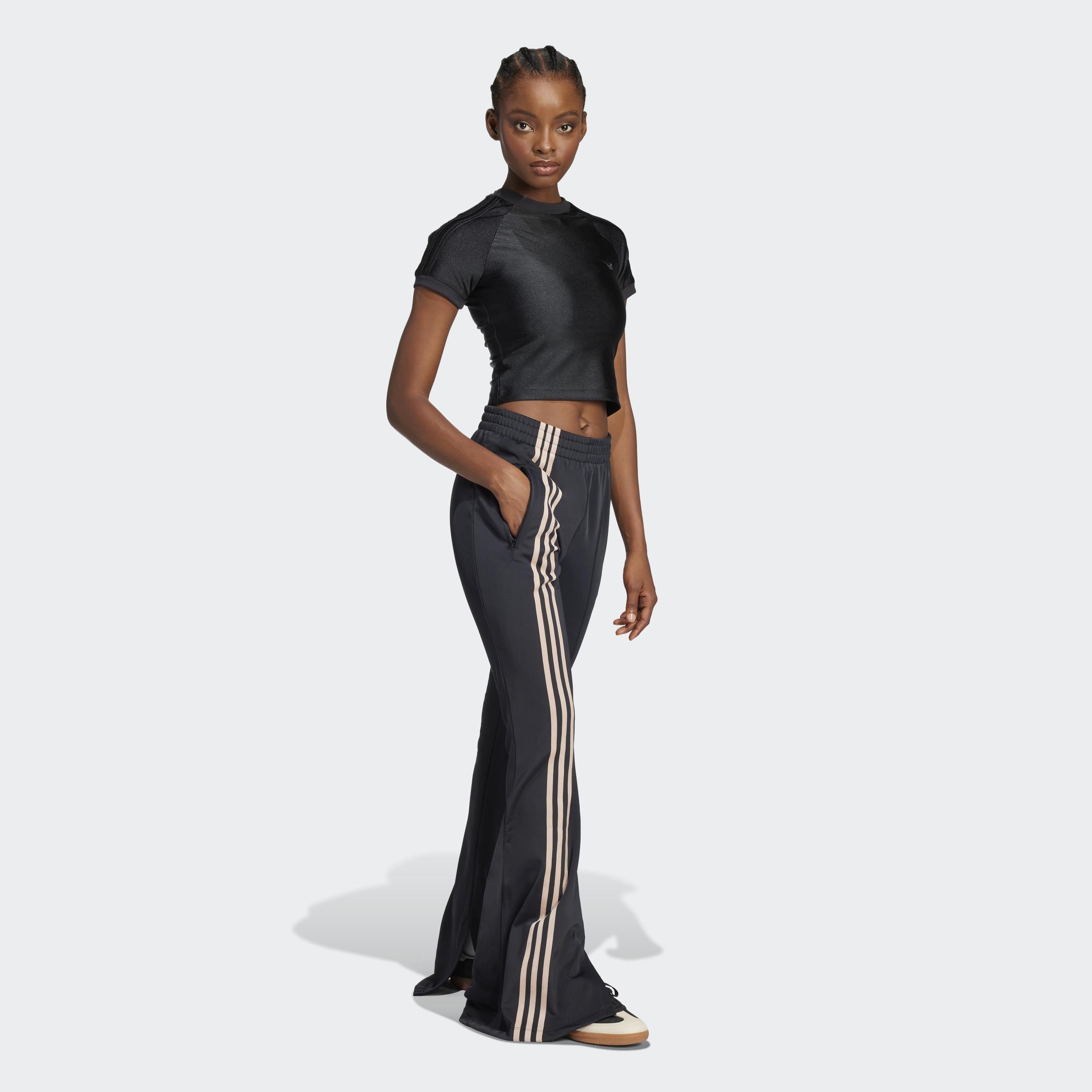 3-Stripes Flared Firebird Track Pants, Black, A901_ONE, large image number 11