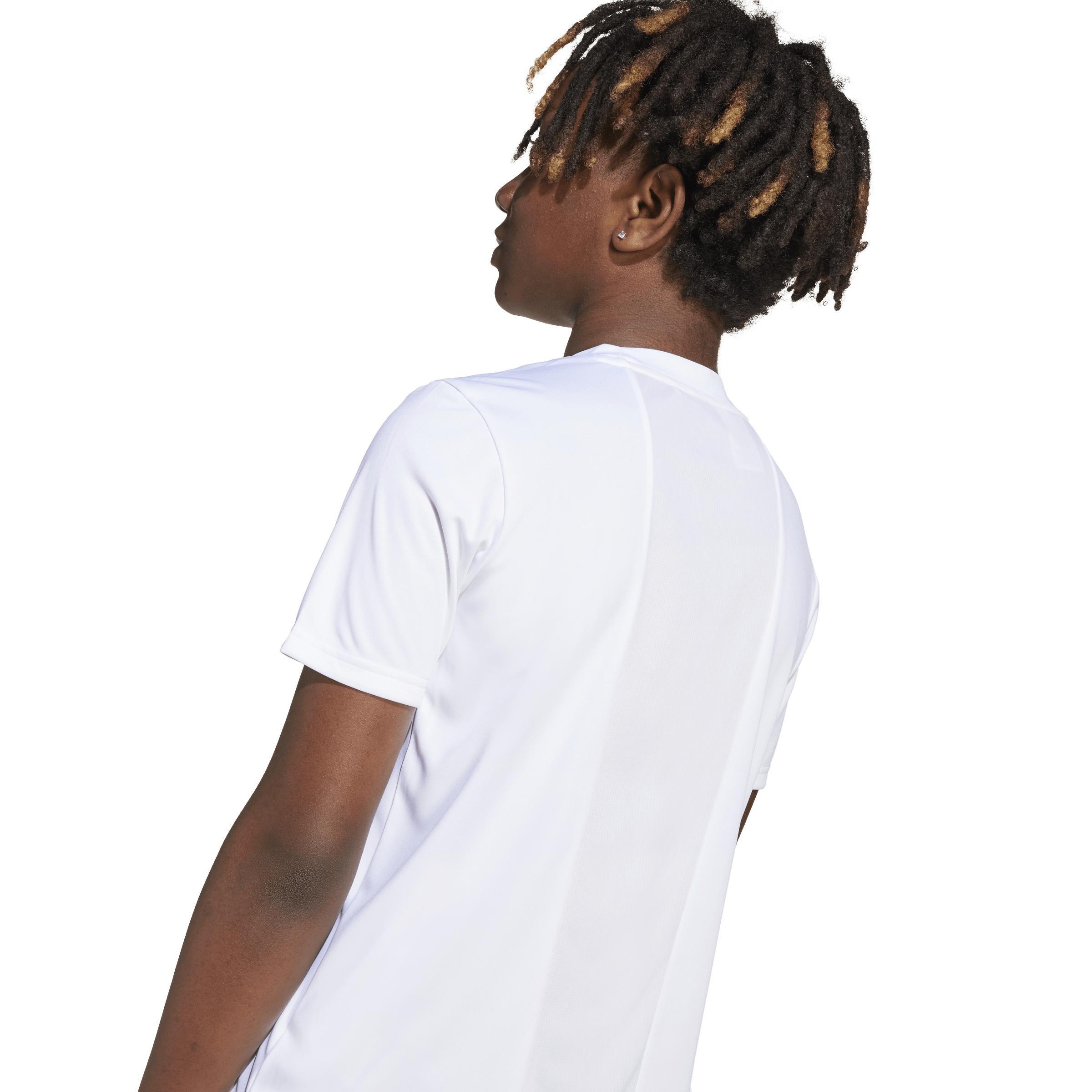 Kids Unisex Train Essentials 3-Stripes Tee Set, White, A901_ONE, large image number 5