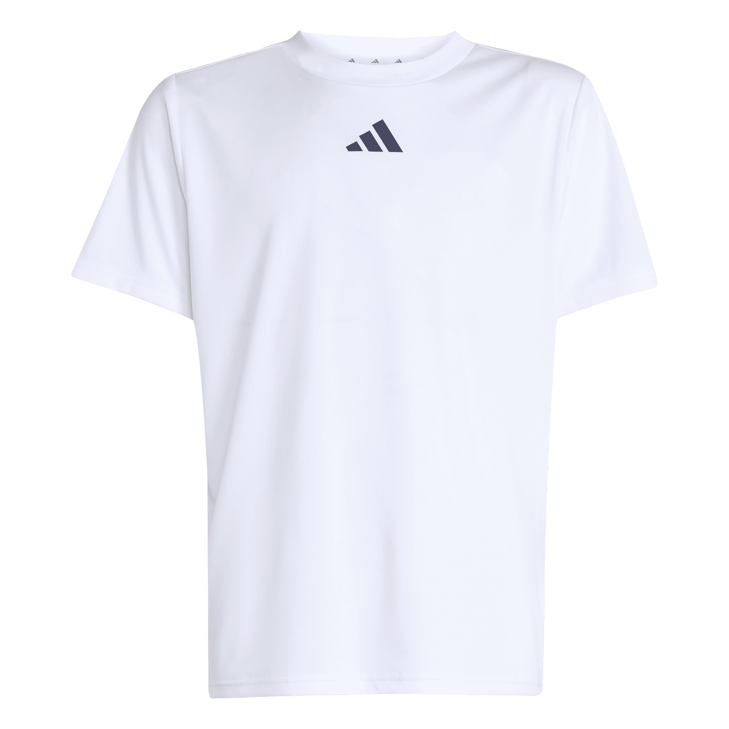 Kids Unisex Train Essentials 3-Stripes Tee Set, White, A901_ONE, large image number 10