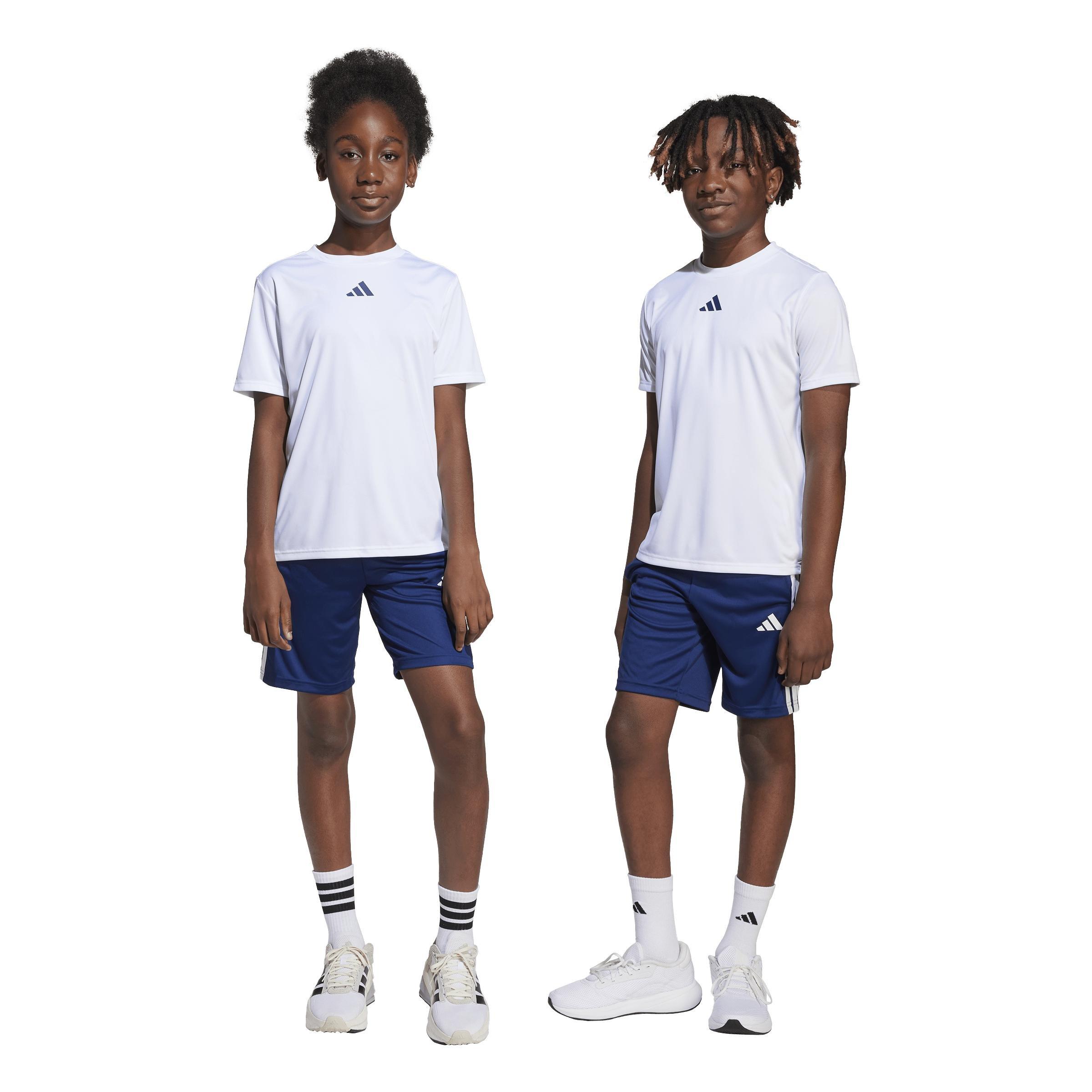 Kids Unisex Train Essentials 3-Stripes Tee Set, White, A901_ONE, large image number 11