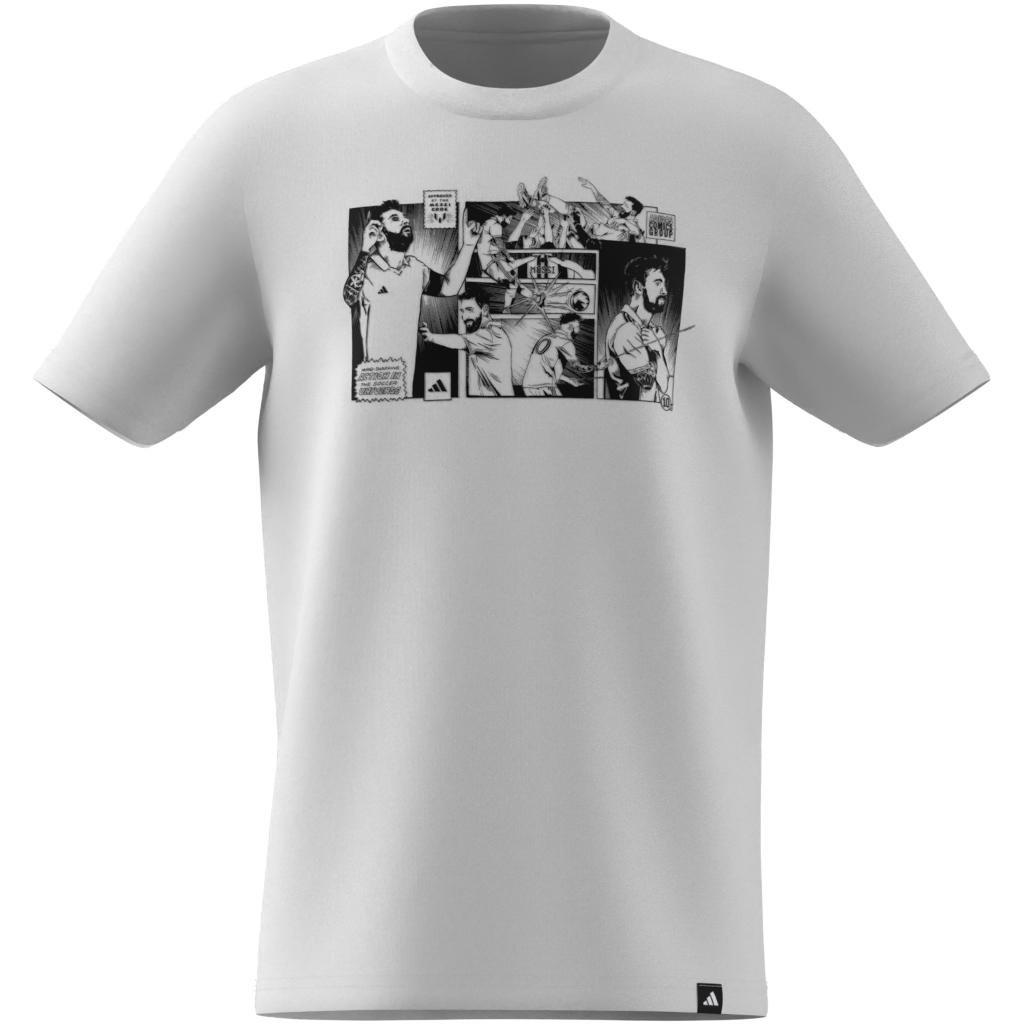 Kids Messi Icon Graphic T-Shirt, White, A901_ONE, large image number 8