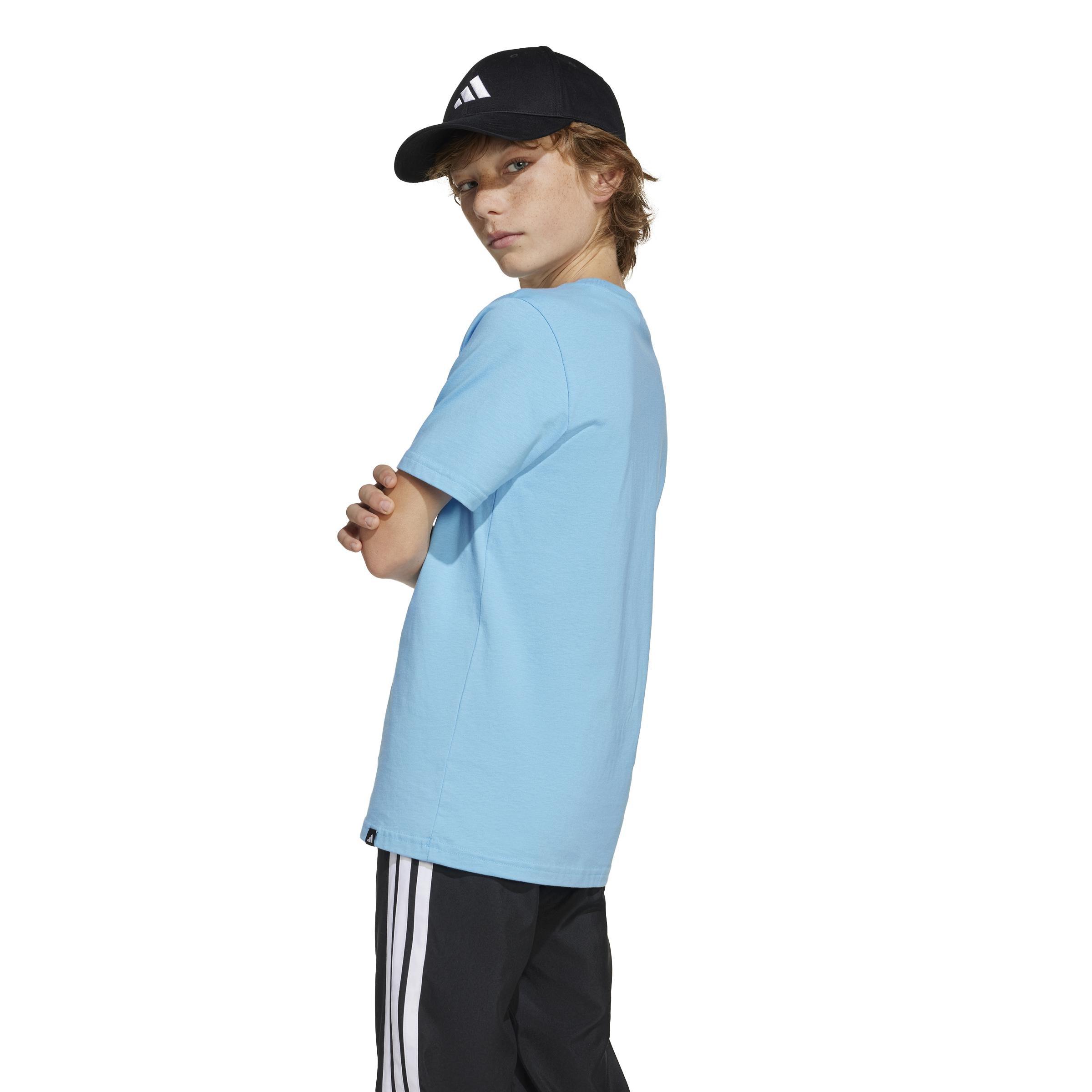 Kids Messi Icon Graphic T-Shirt, Blue, A901_ONE, large image number 3