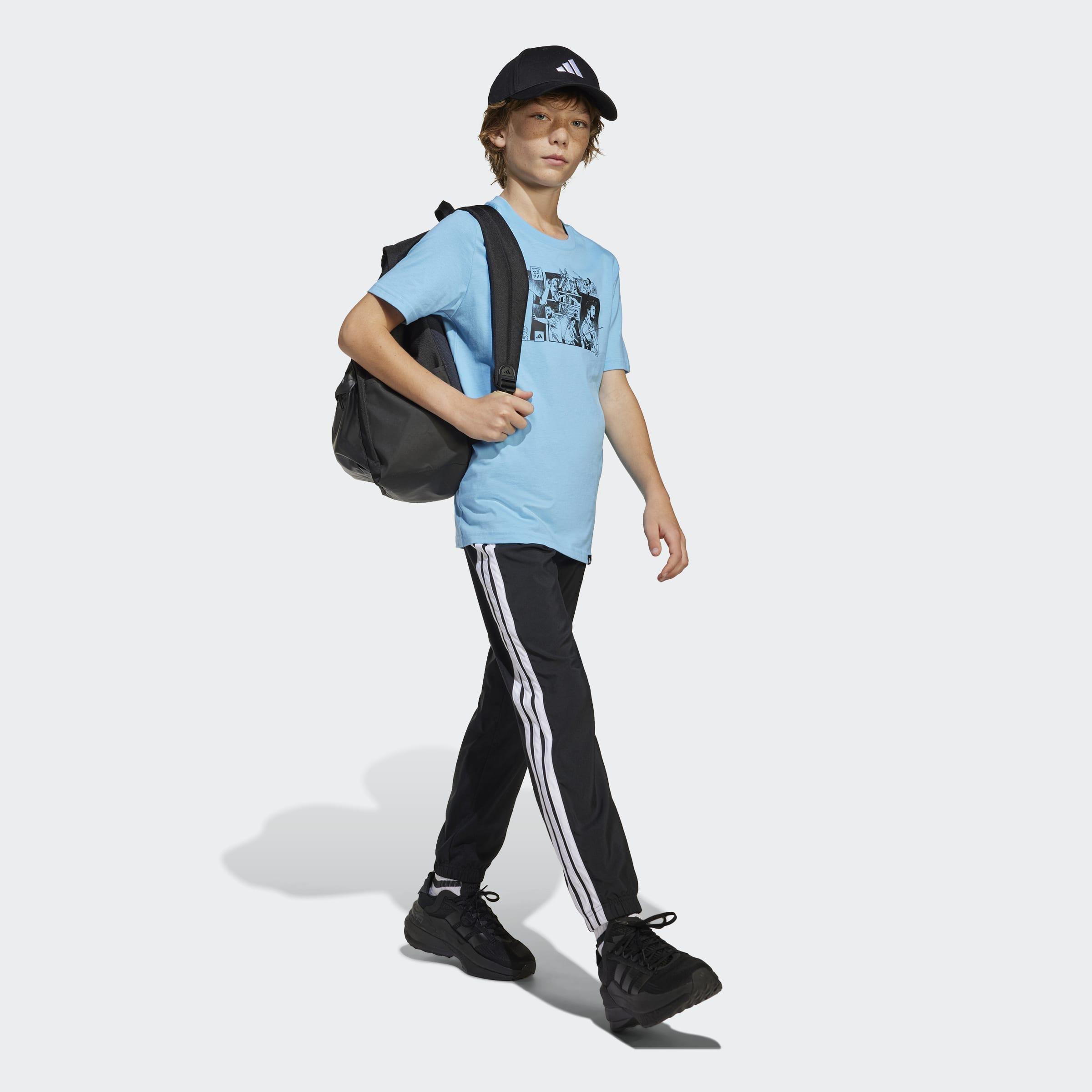 Kids Messi Icon Graphic T-Shirt, Blue, A901_ONE, large image number 12