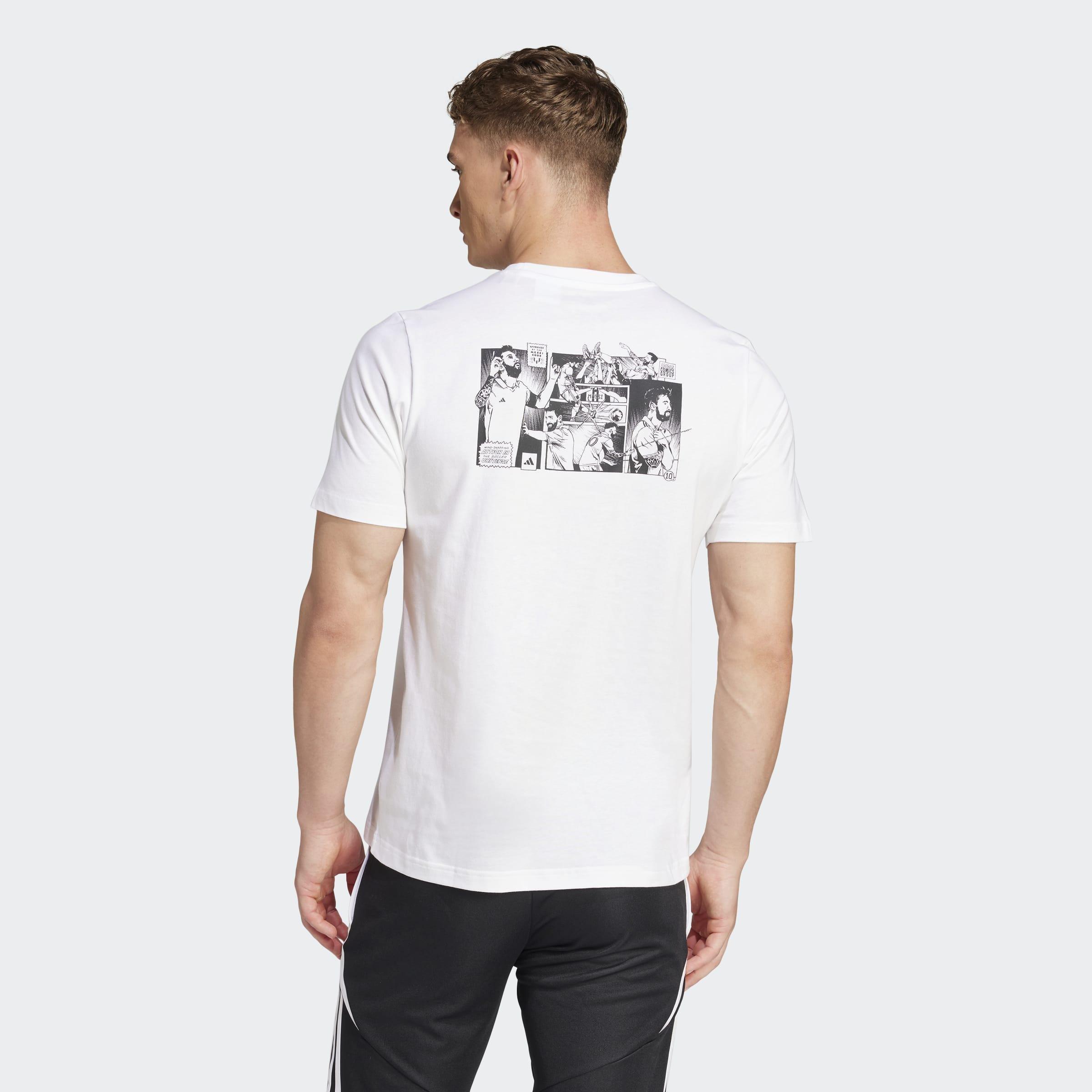 Messi Icon Graphic T-Shirt, White