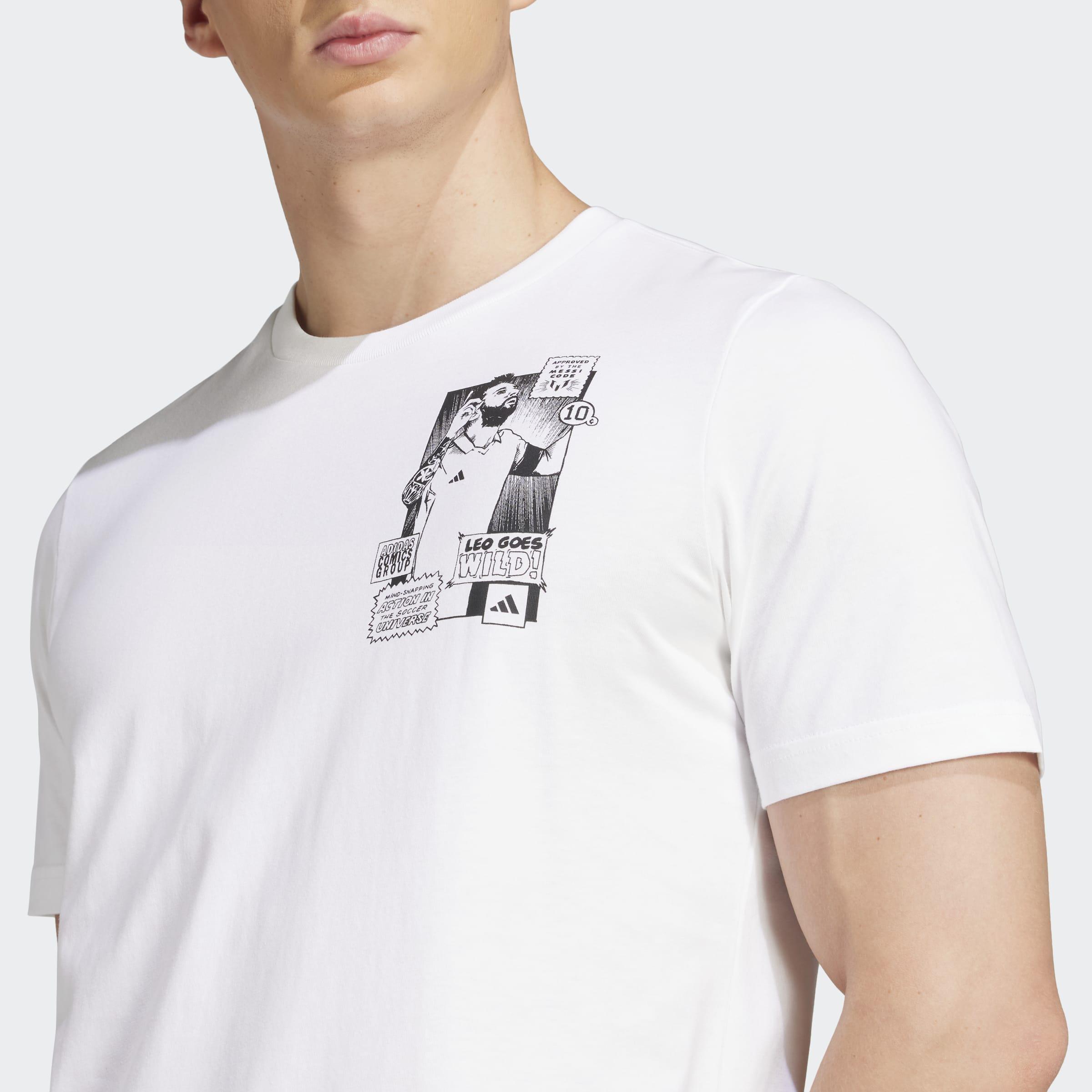 Messi Icon Graphic T-Shirt, White, A901_ONE, large image number 2