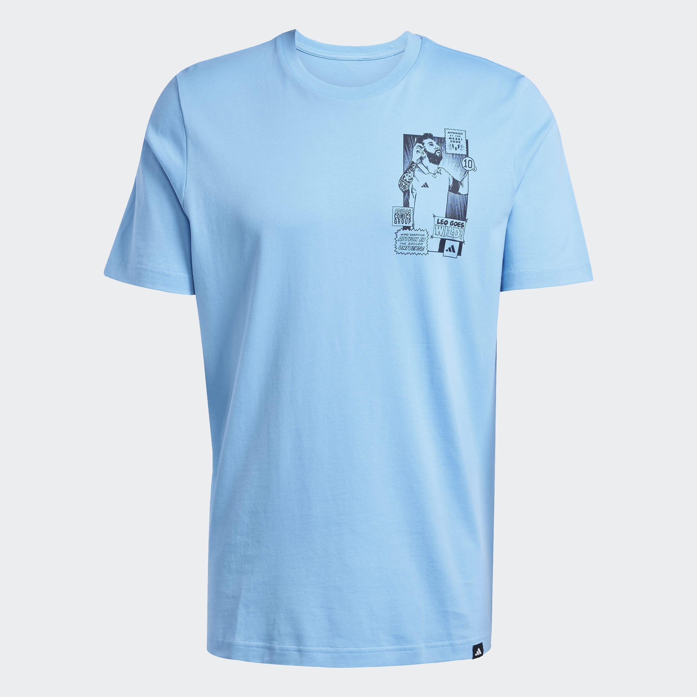 Messi Icon Graphic T-Shirt, Blue