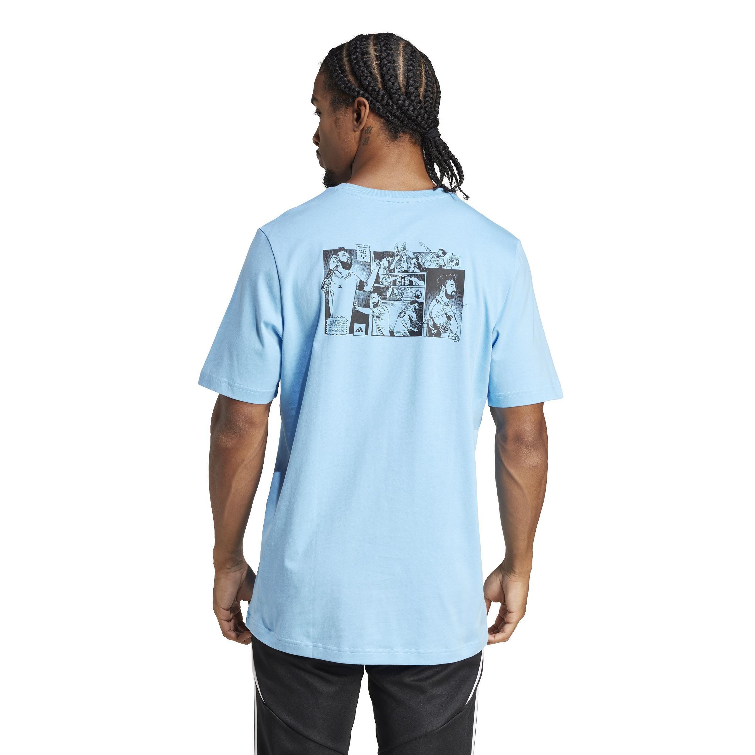 Messi Icon Graphic T-Shirt, Blue, A901_ONE, large image number 2