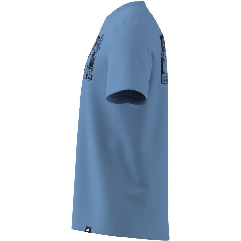 Messi Icon Graphic T-Shirt, Blue, A901_ONE, large image number 10