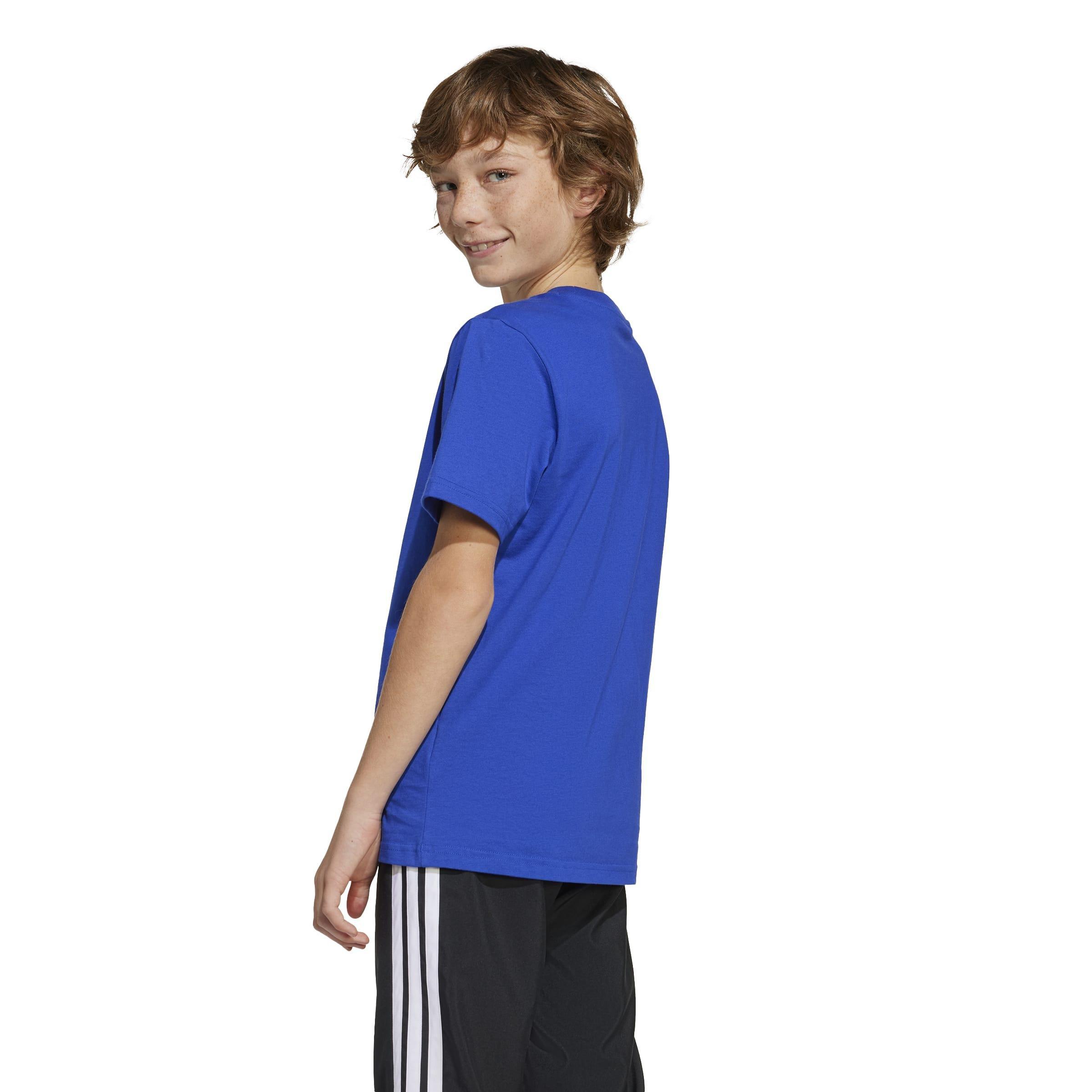 Kids Messi Name and Number Graphic Tee, Blue, A901_ONE, large image number 1