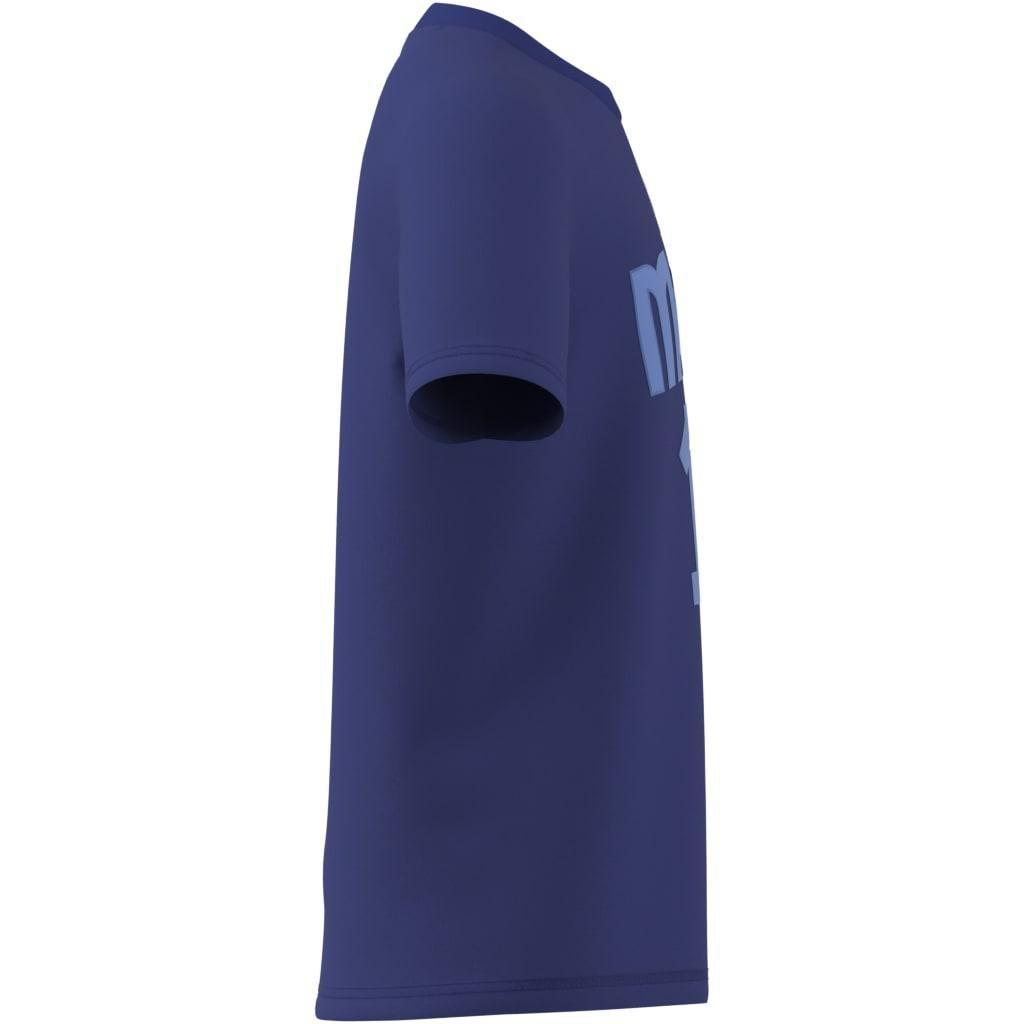 Kids Messi Name and Number Graphic Tee, Blue, A901_ONE, large image number 5