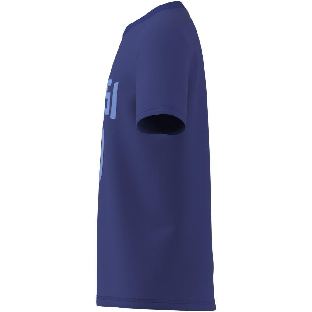 Kids Messi Name and Number Graphic Tee, Blue, A901_ONE, large image number 10