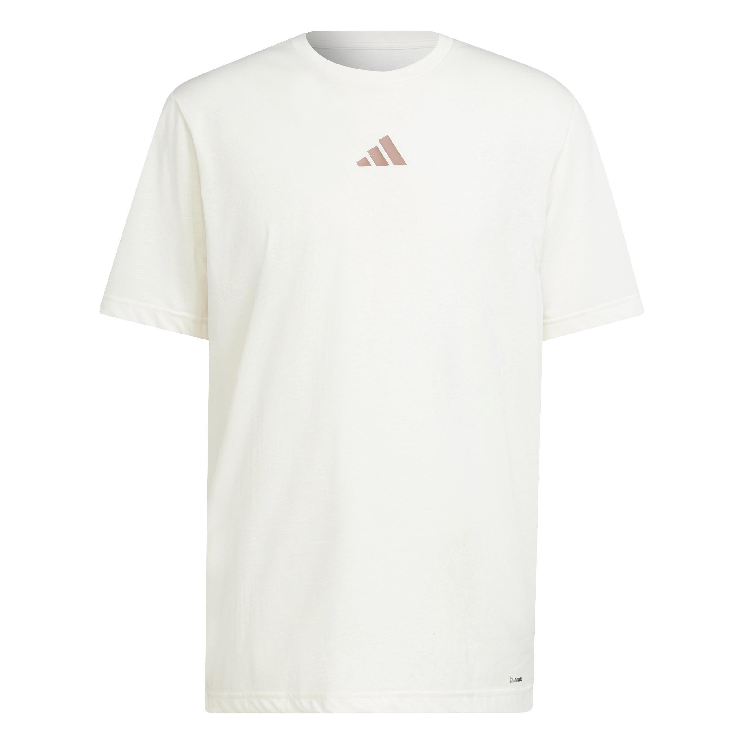 Climacool One Rep at a Time Training Graphic T-Shirt, Beige, A901_ONE, large image number 0