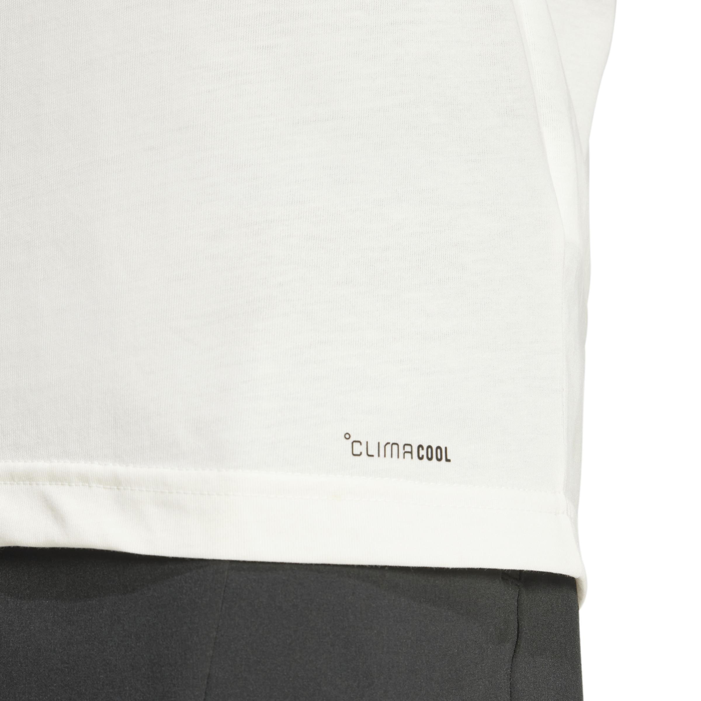 Climacool One Rep at a Time Training Graphic T-Shirt, Beige, A901_ONE, large image number 5