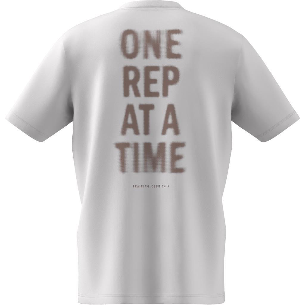 Climacool One Rep at a Time Training Graphic T-Shirt, Beige, A901_ONE, large image number 13