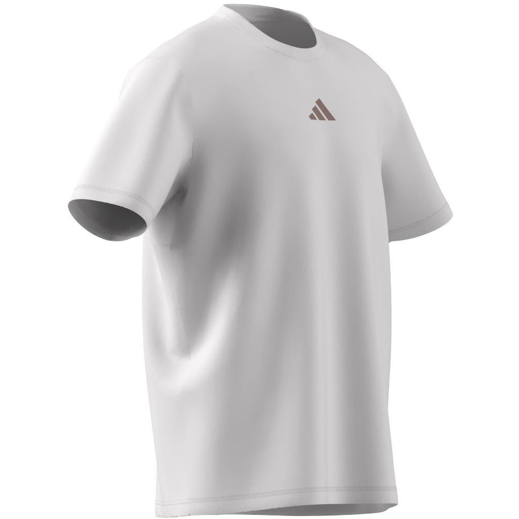 Climacool One Rep at a Time Training Graphic T-Shirt, Beige, A901_ONE, large image number 14