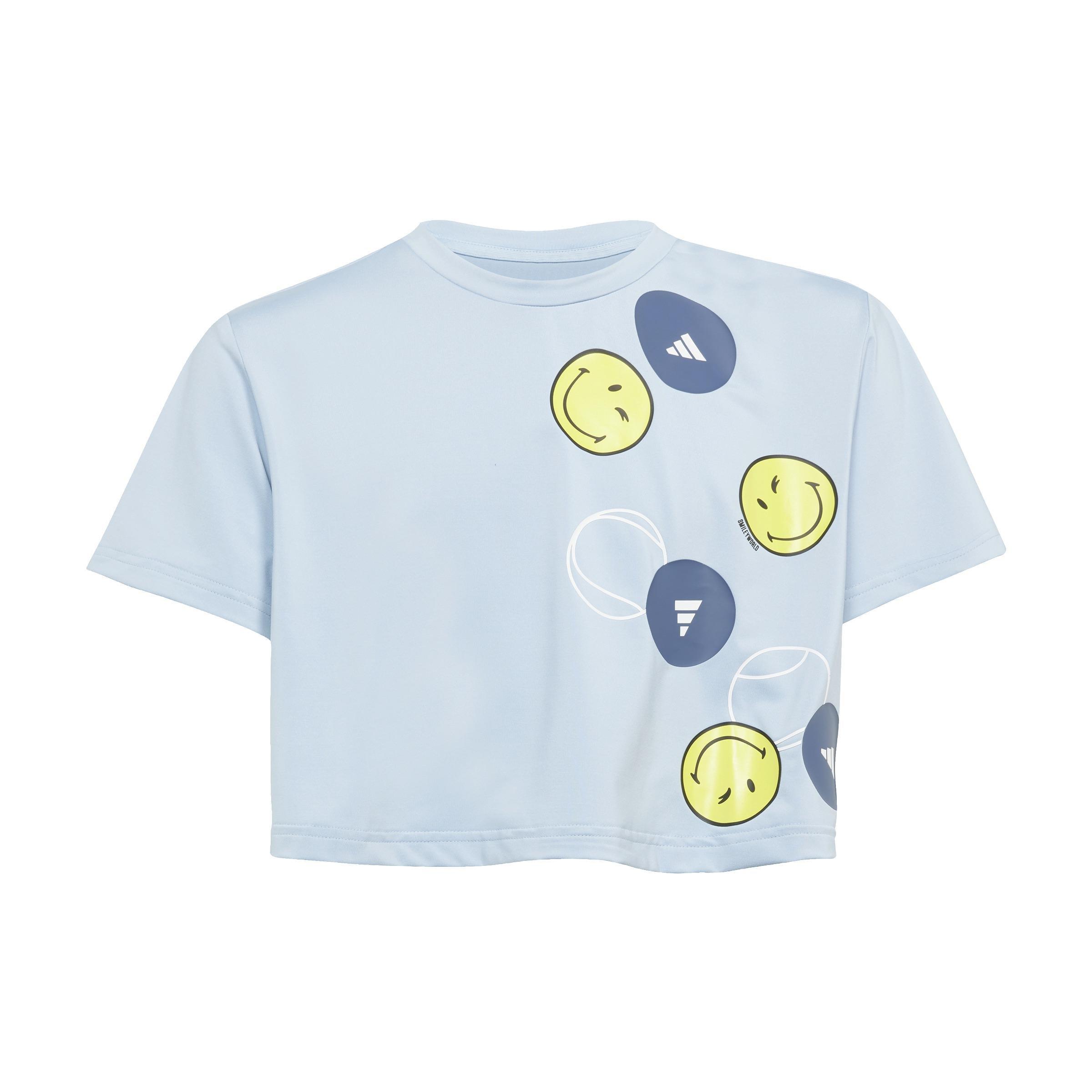 Kids Unisex adidas x Smileyworld Training T-Shirt, Blue