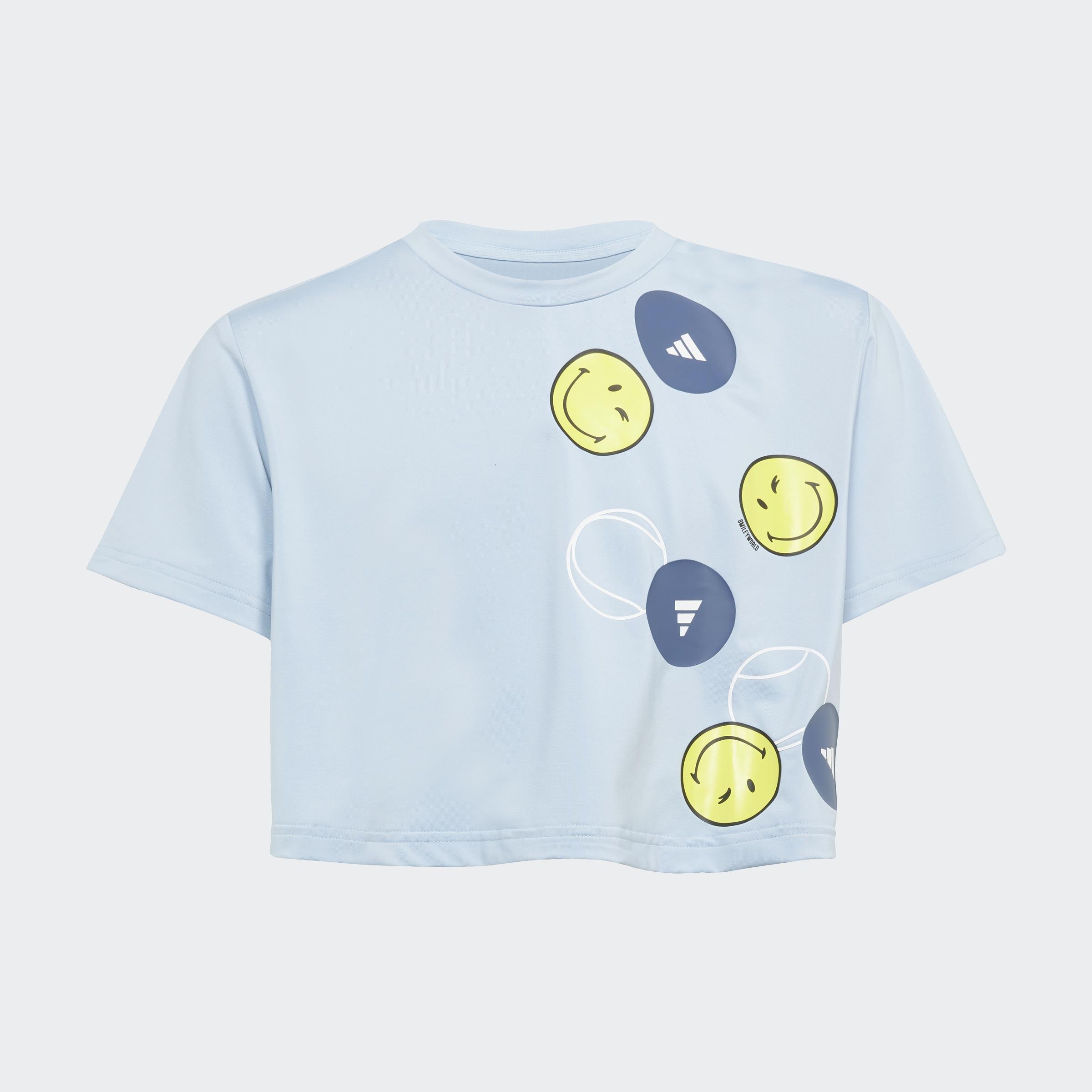 Kids Unisex adidas x Smileyworld Training T-Shirt, Blue