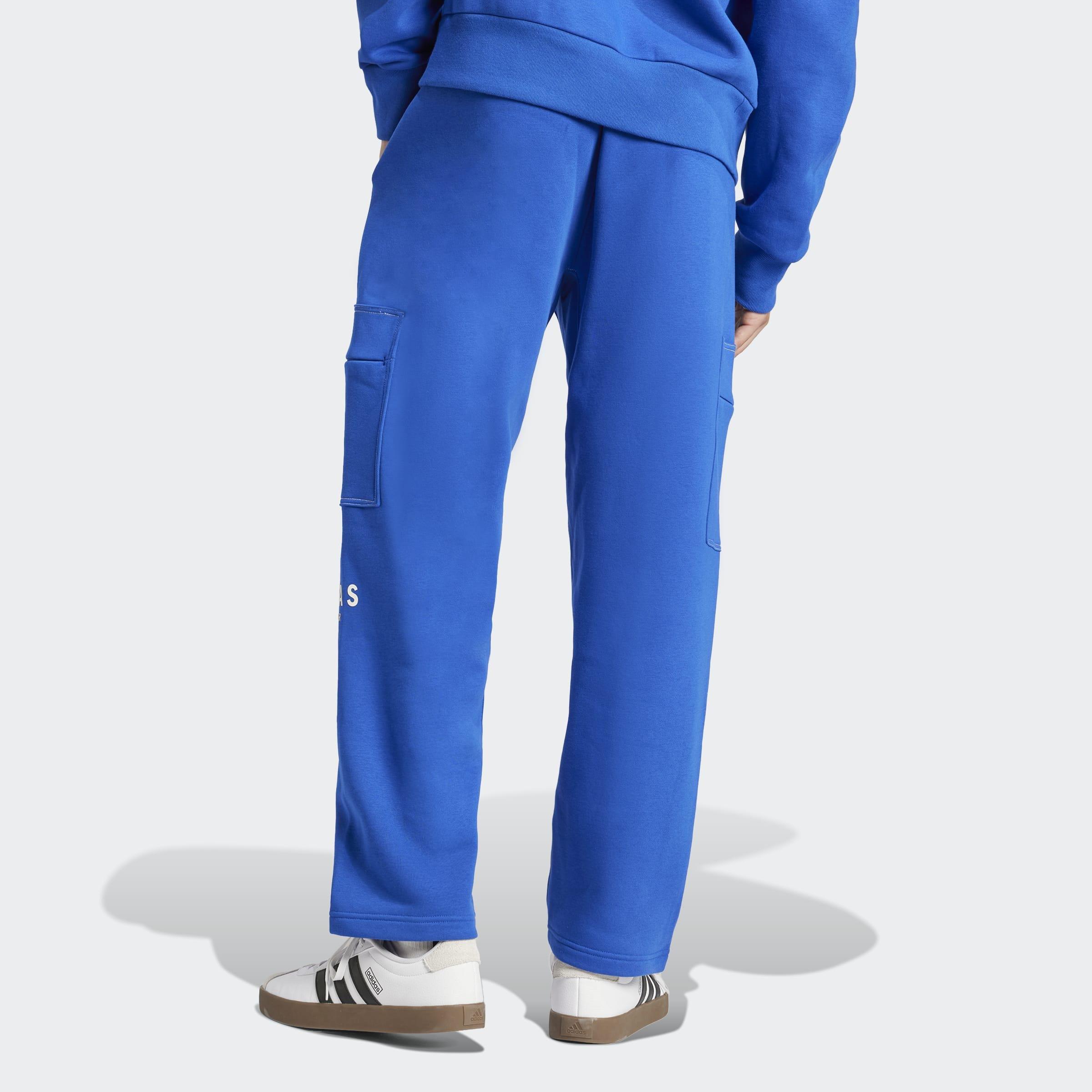 ALL SZN Fleece Graphic Loose Cargo Pants, Blue, A901_ONE, medium