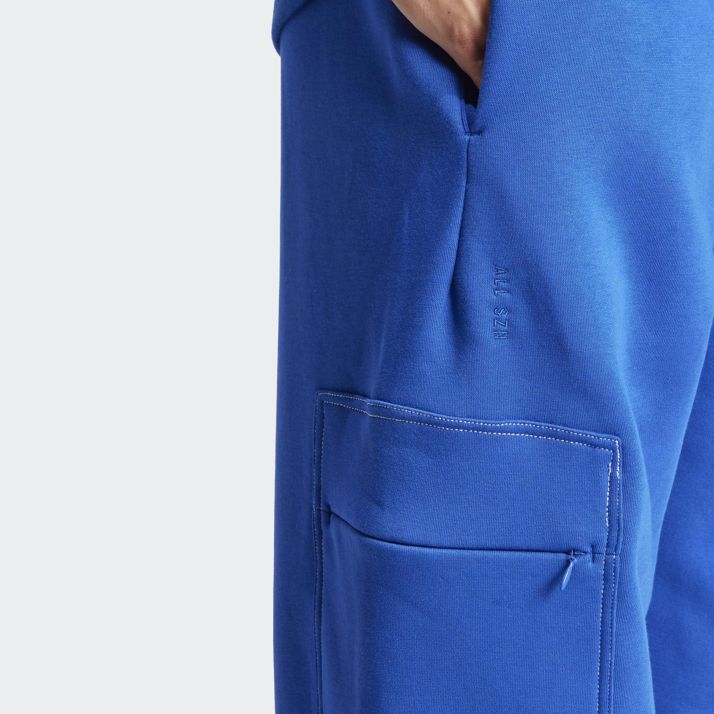 ALL SZN Fleece Graphic Loose Cargo Pants, Blue, A901_ONE, medium