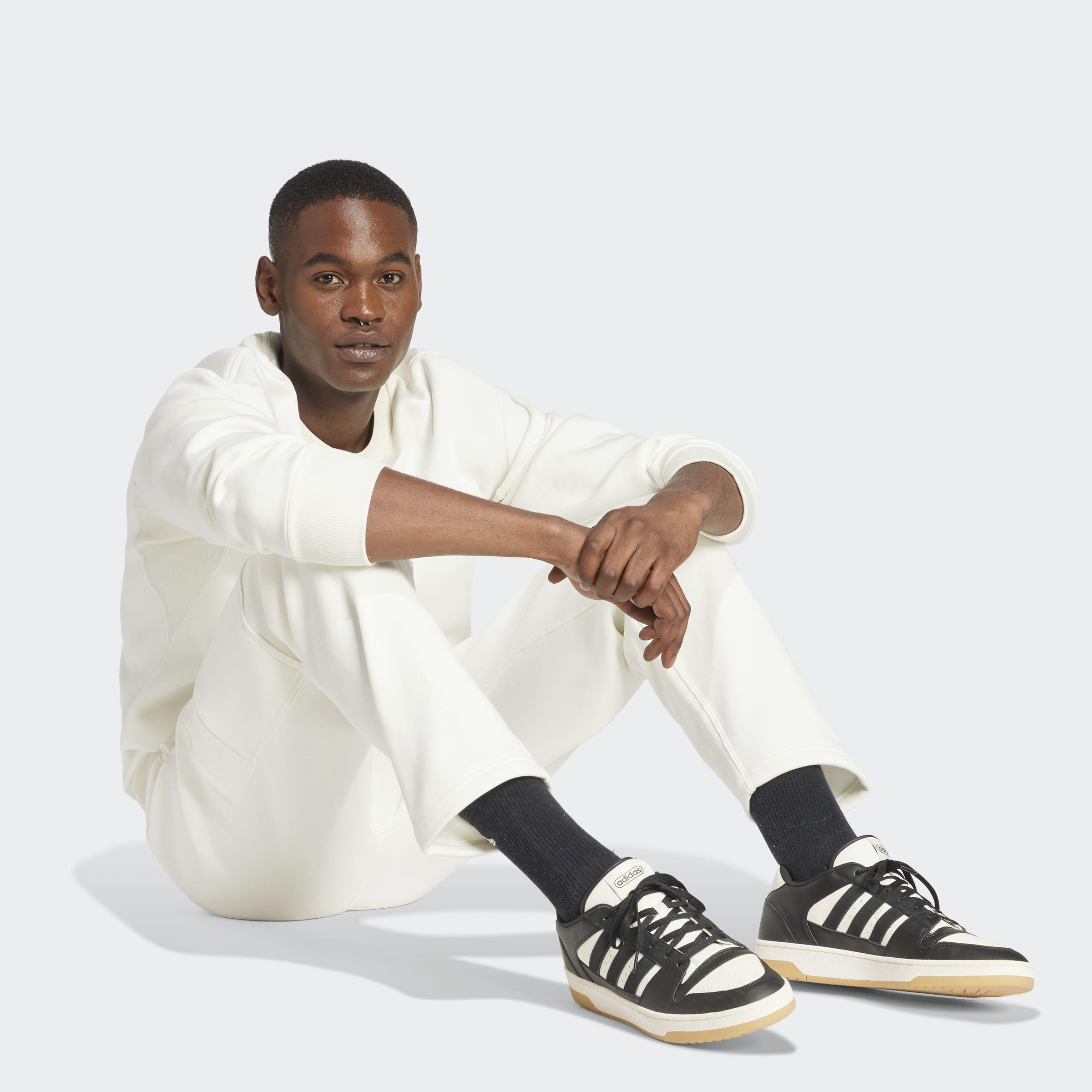 ALL SZN Fleece Graphic Loose Cargo Pants, White, A901_ONE, large image number 4