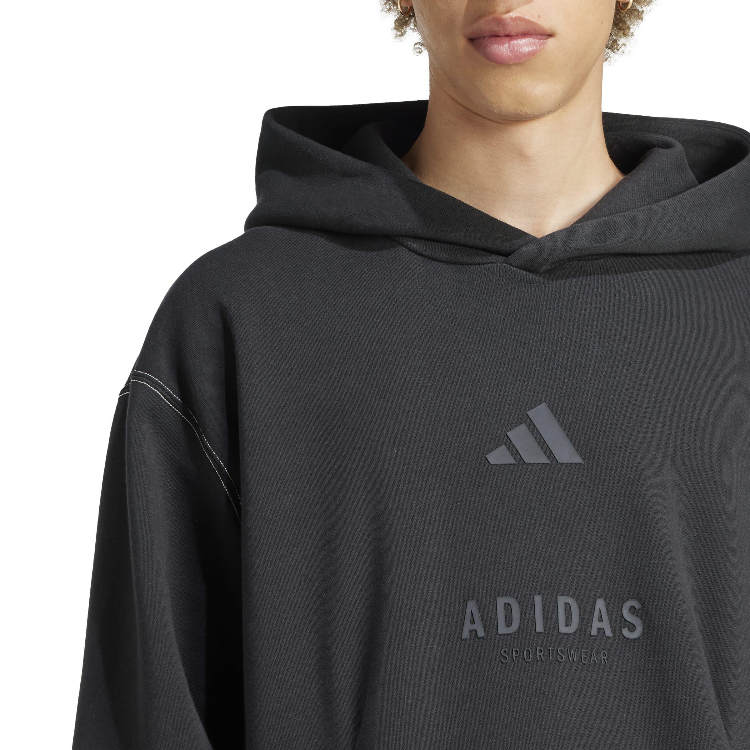 ALL SZN Fleece Graphic Hoodie, Black, A901_ONE, large image number 3
